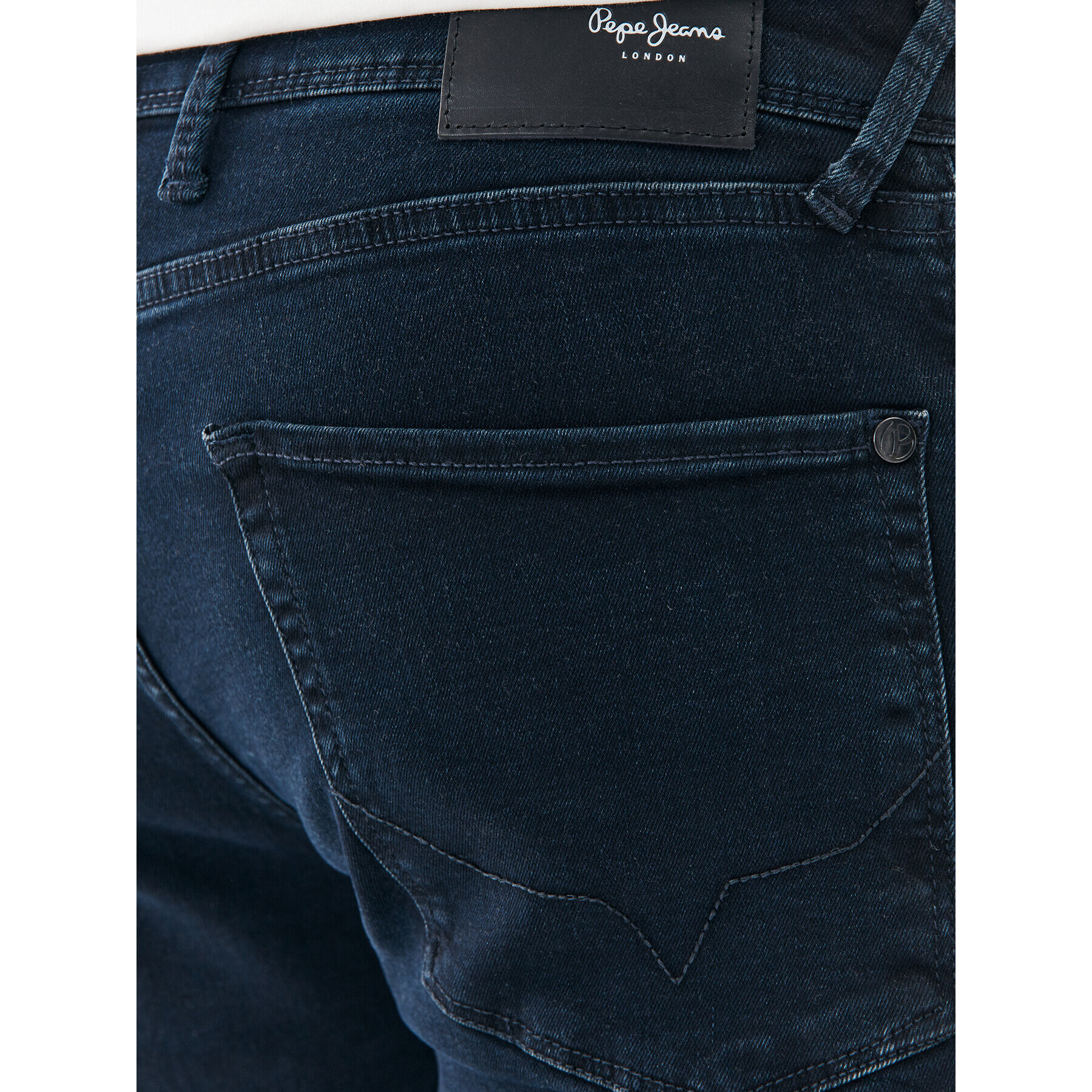 Pepe Jeans Jeansy Finsbury PM206321 Tmavomodrá Skinny Fit - Pepit.cz