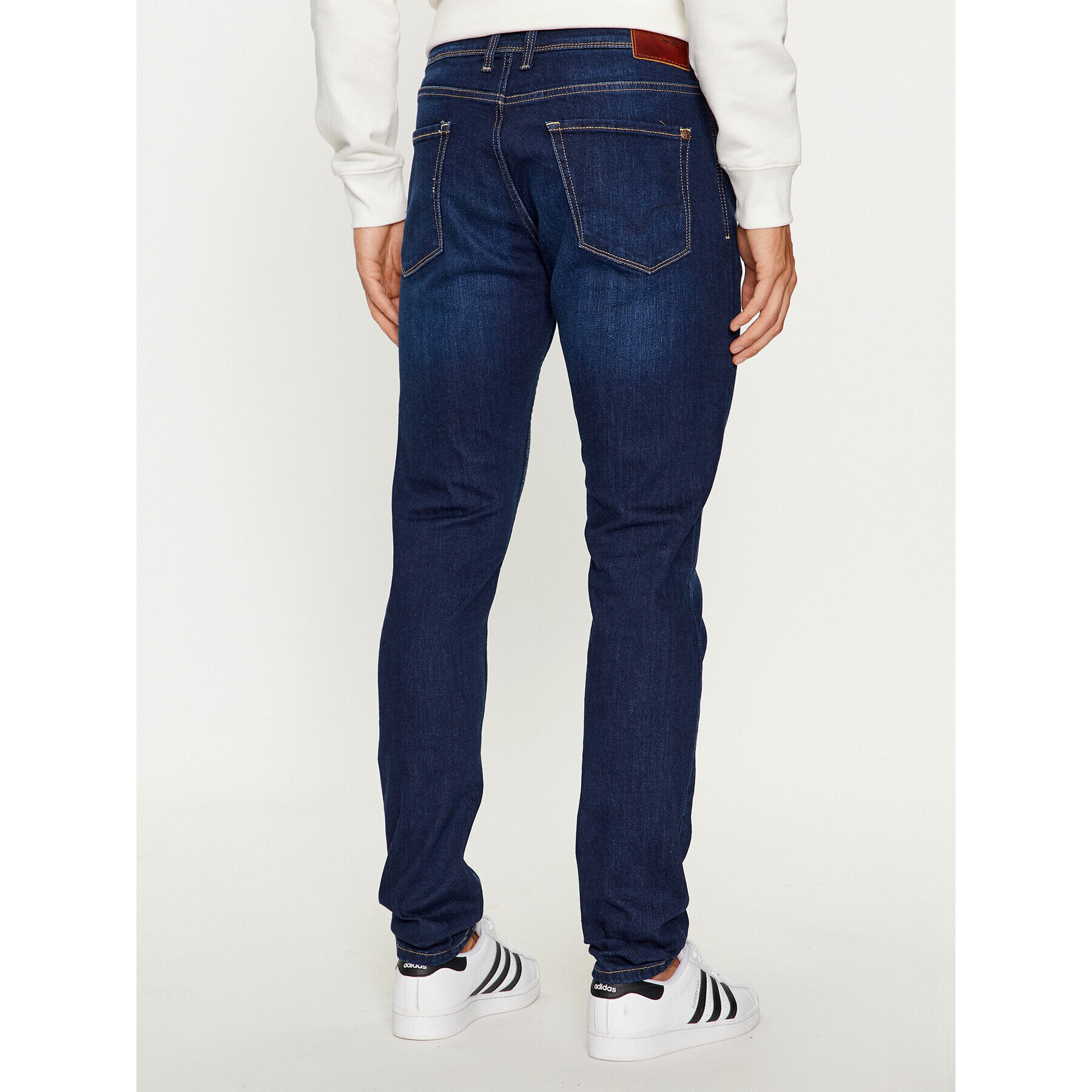 Pepe Jeans Jeansy Finsbury PM206321 Tmavomodrá Skinny Fit - Pepit.cz