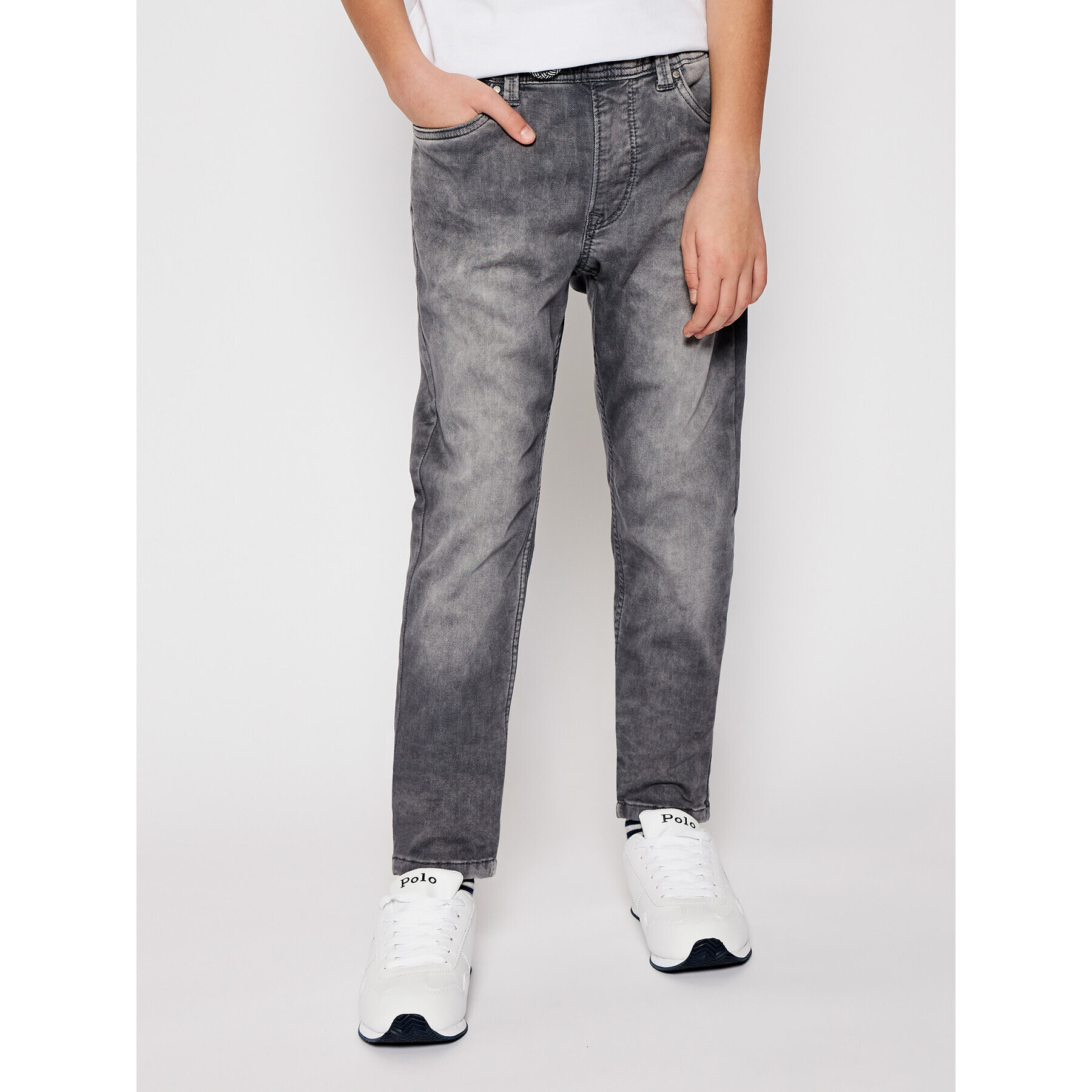 Pepe Jeans Jeansy GYMDIGO Archie PB201580 Šedá Relaxed Fit - Pepit.cz