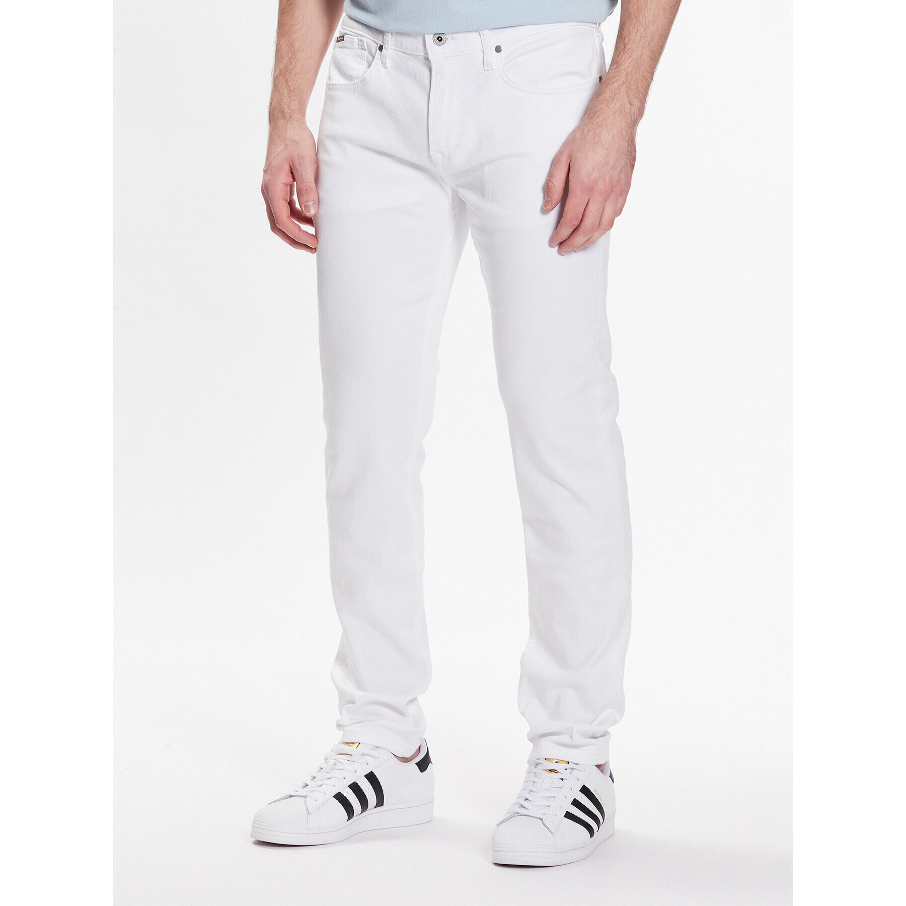 Pepe Jeans Jeansy Hatch 5Pkt PM206524TA2 Bílá Slim Fit - Pepit.cz