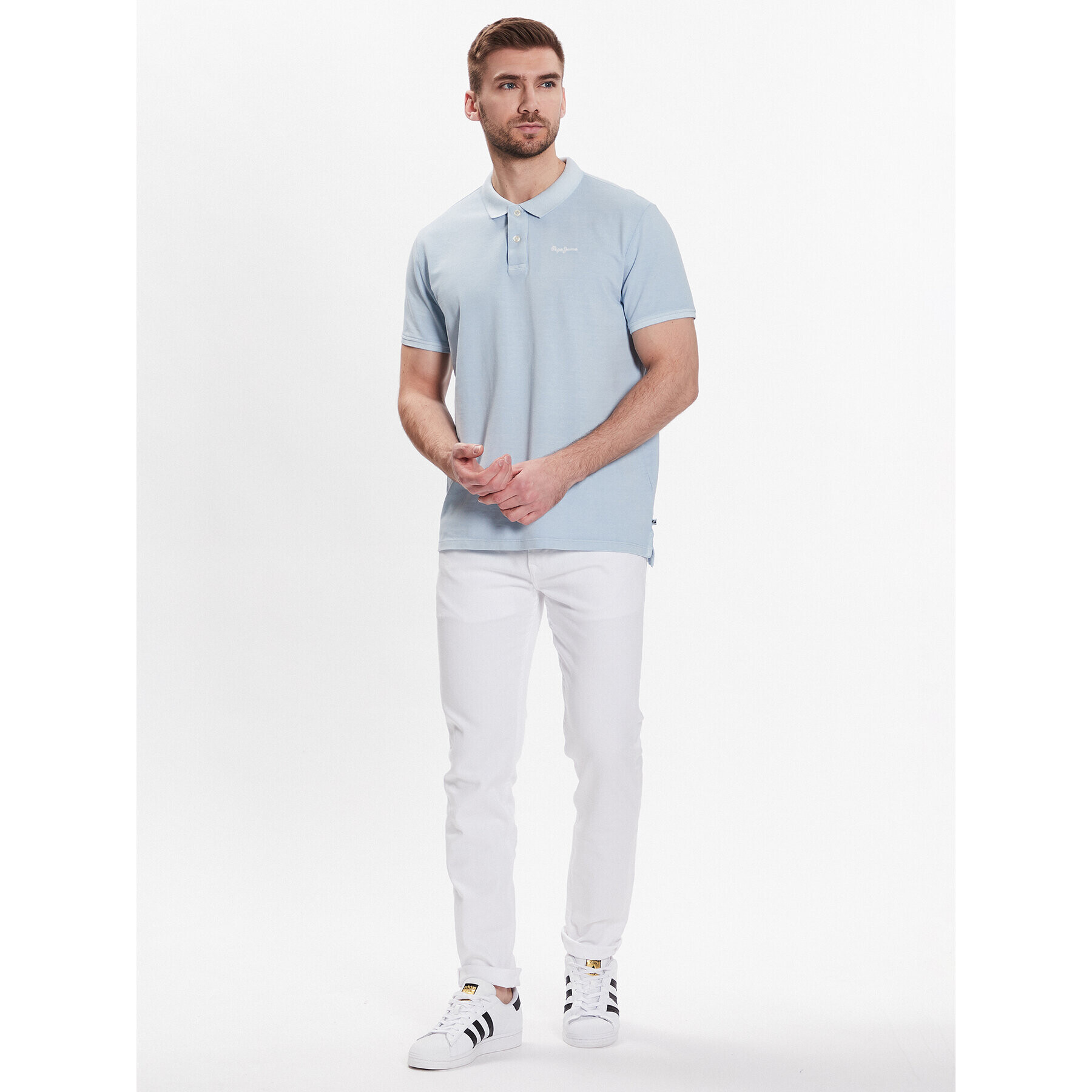 Pepe Jeans Jeansy Hatch 5Pkt PM206524TA2 Bílá Slim Fit - Pepit.cz