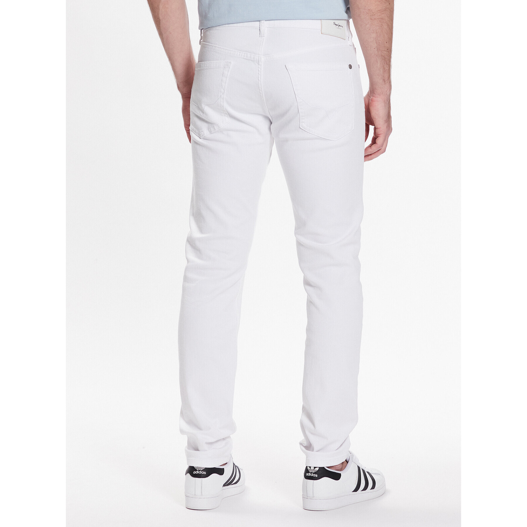 Pepe Jeans Jeansy Hatch 5Pkt PM206524TA2 Bílá Slim Fit - Pepit.cz