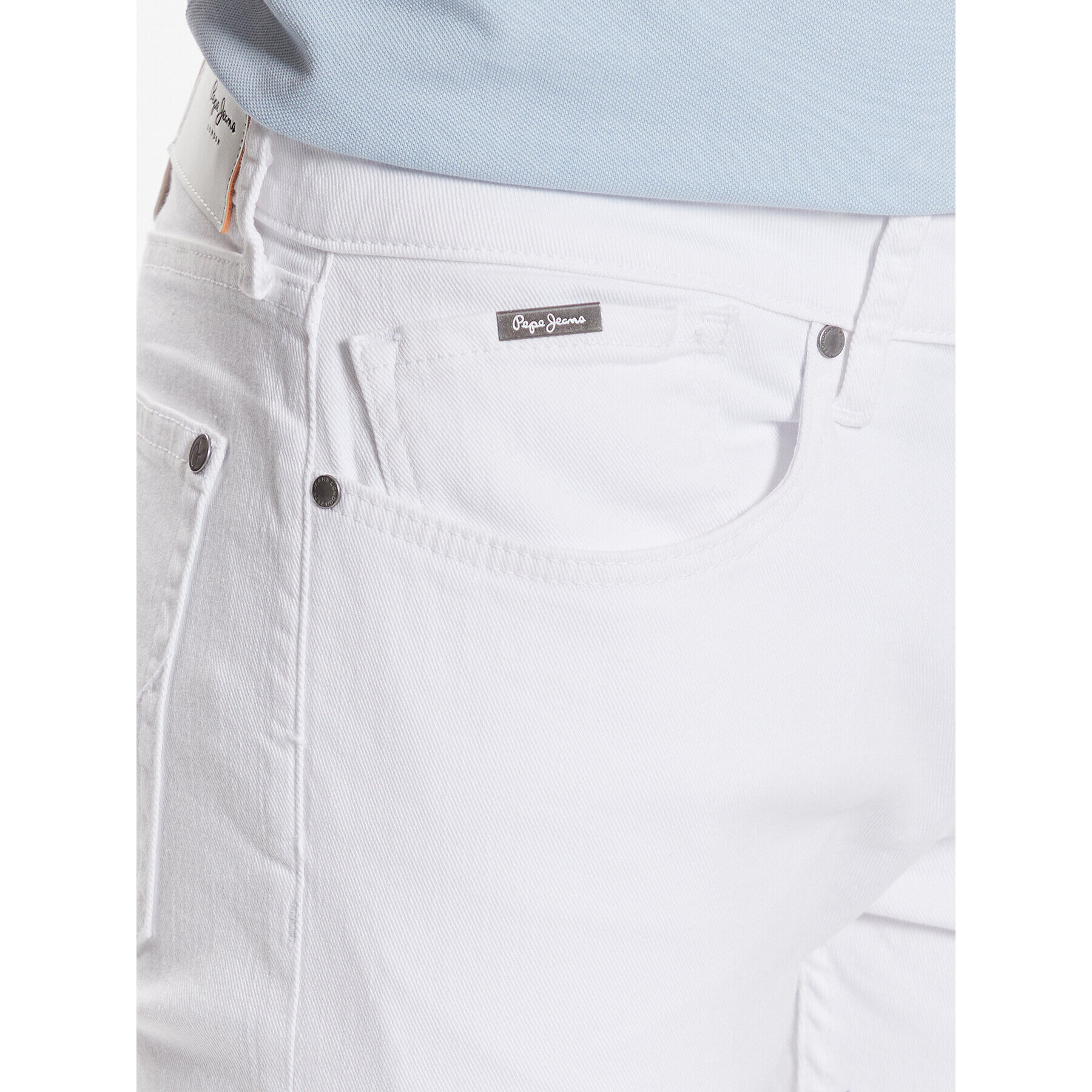 Pepe Jeans Jeansy Hatch 5Pkt PM206524TA2 Bílá Slim Fit - Pepit.cz