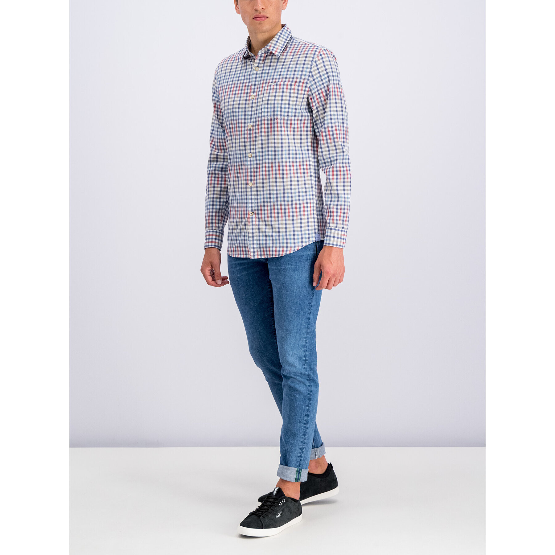 Pepe Jeans Jeansy Hatch PM200823 Tmavomodrá Slim Fit - Pepit.cz