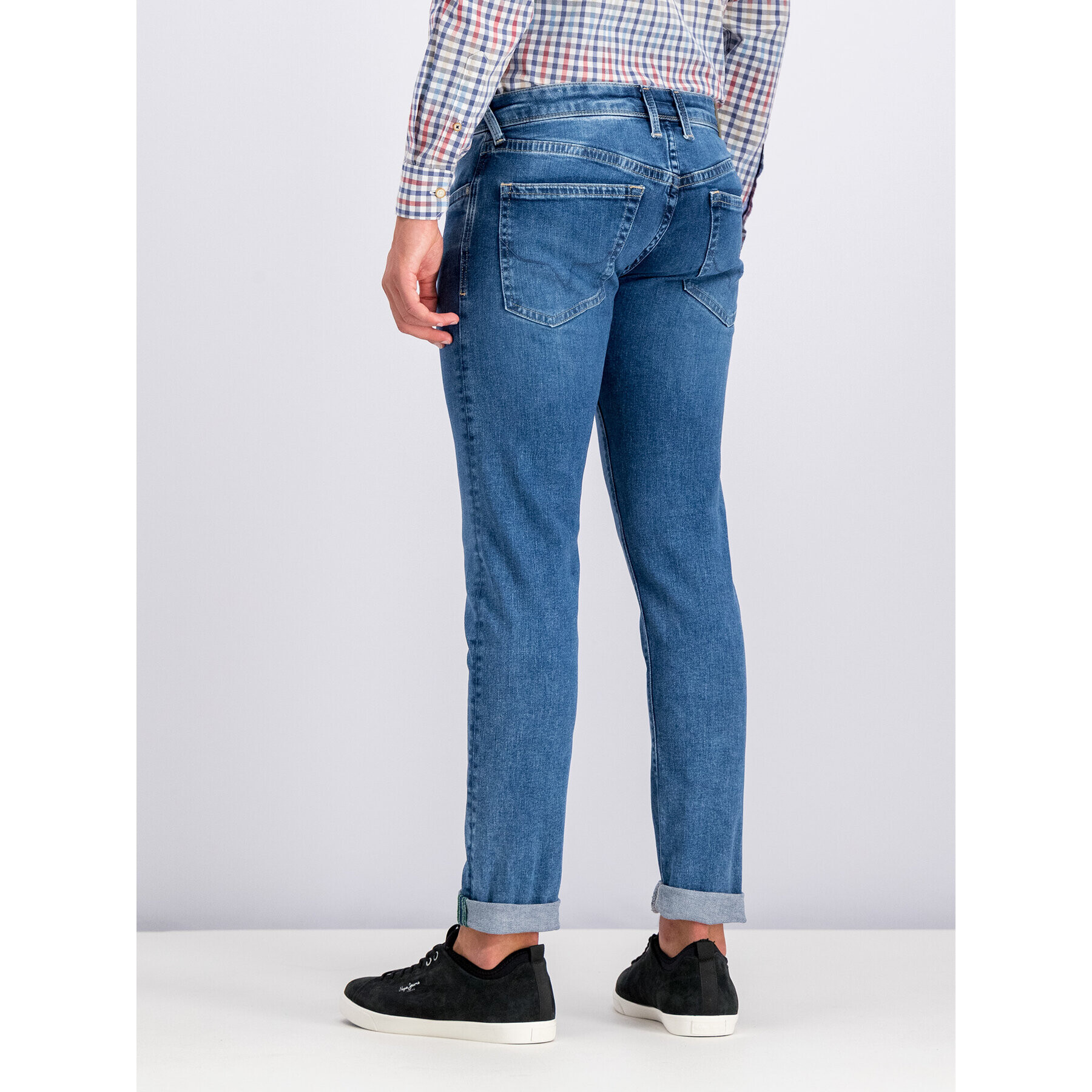 Pepe Jeans Jeansy Hatch PM200823 Tmavomodrá Slim Fit - Pepit.cz