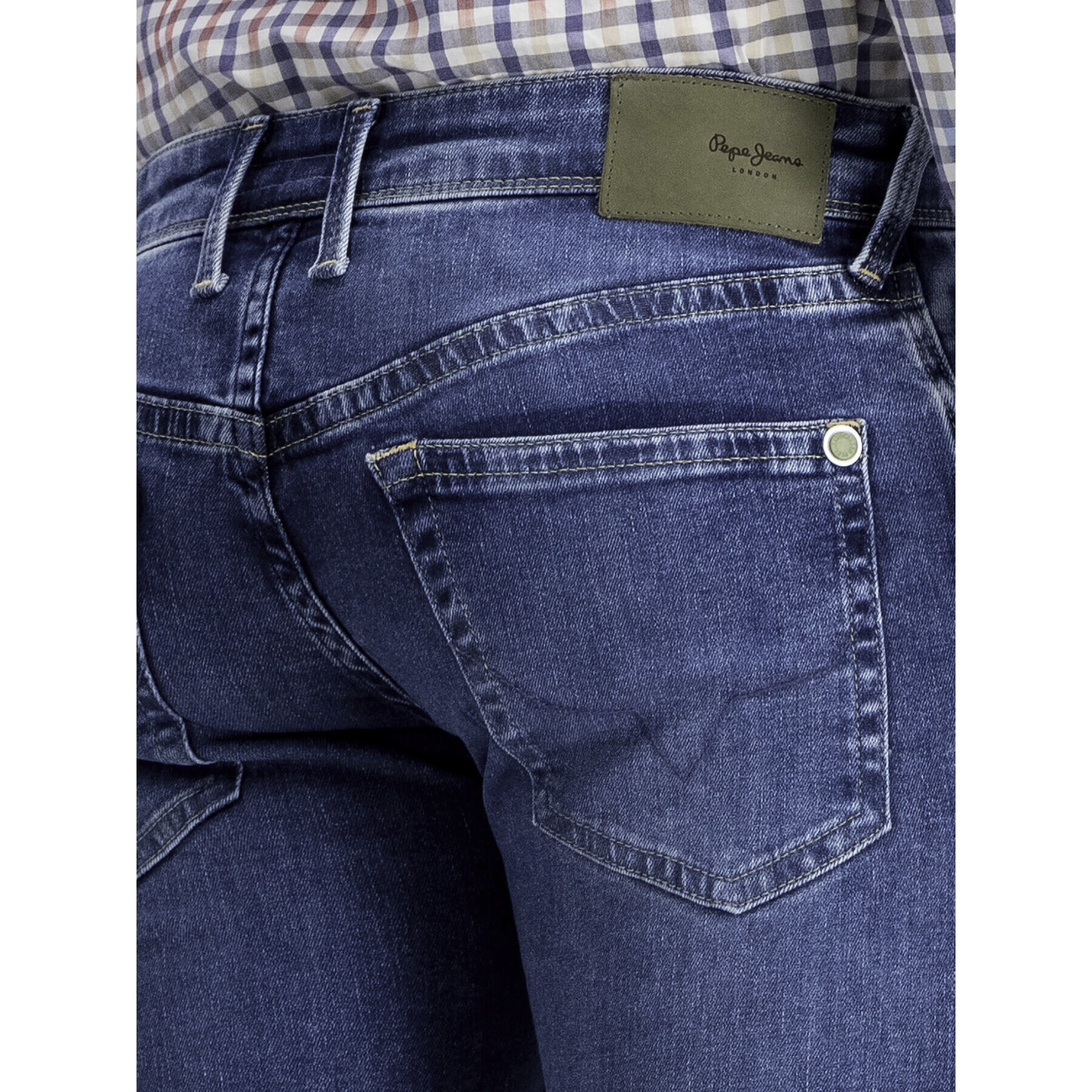 Pepe Jeans Jeansy Hatch PM200823 Tmavomodrá Slim Fit - Pepit.cz