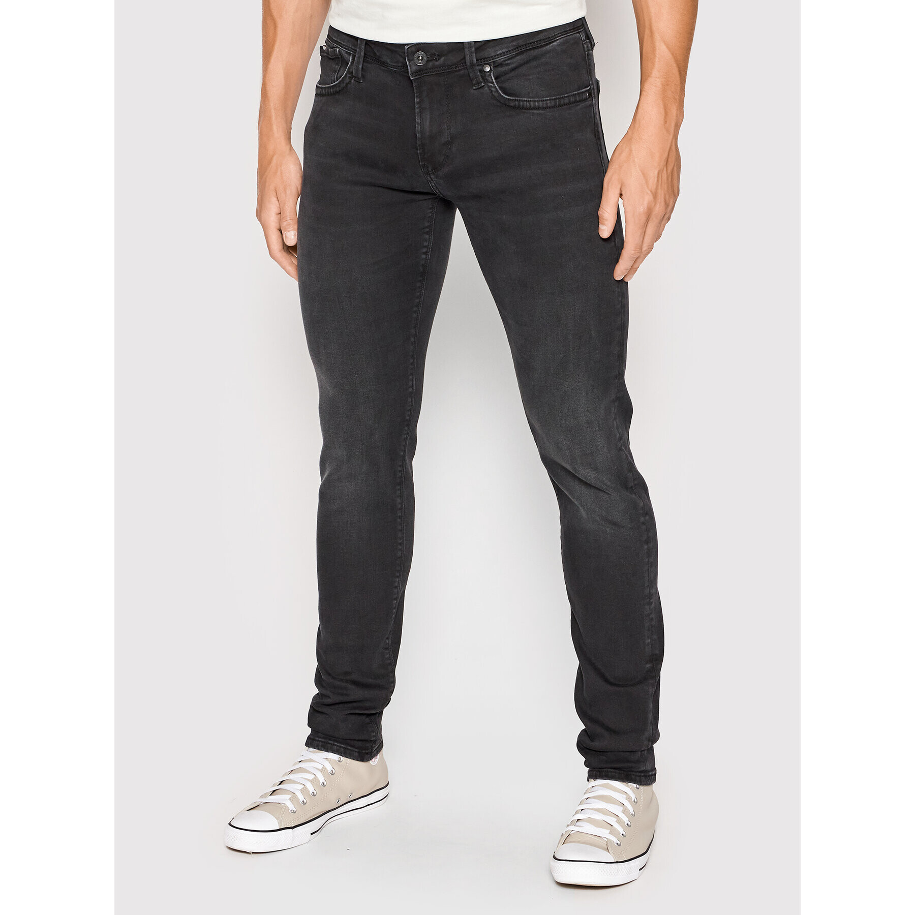 Pepe Jeans Jeansy Hatch PM206322 Černá Slim Fit - Pepit.cz