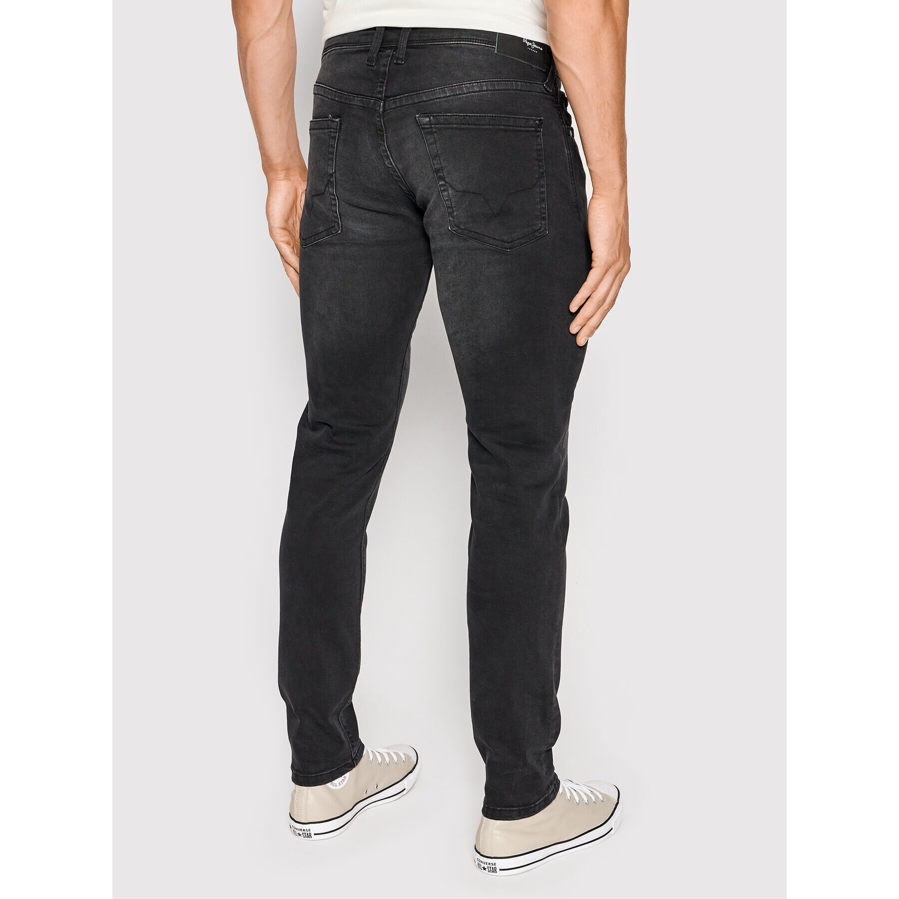 Pepe Jeans Jeansy Hatch PM206322 Černá Slim Fit - Pepit.cz