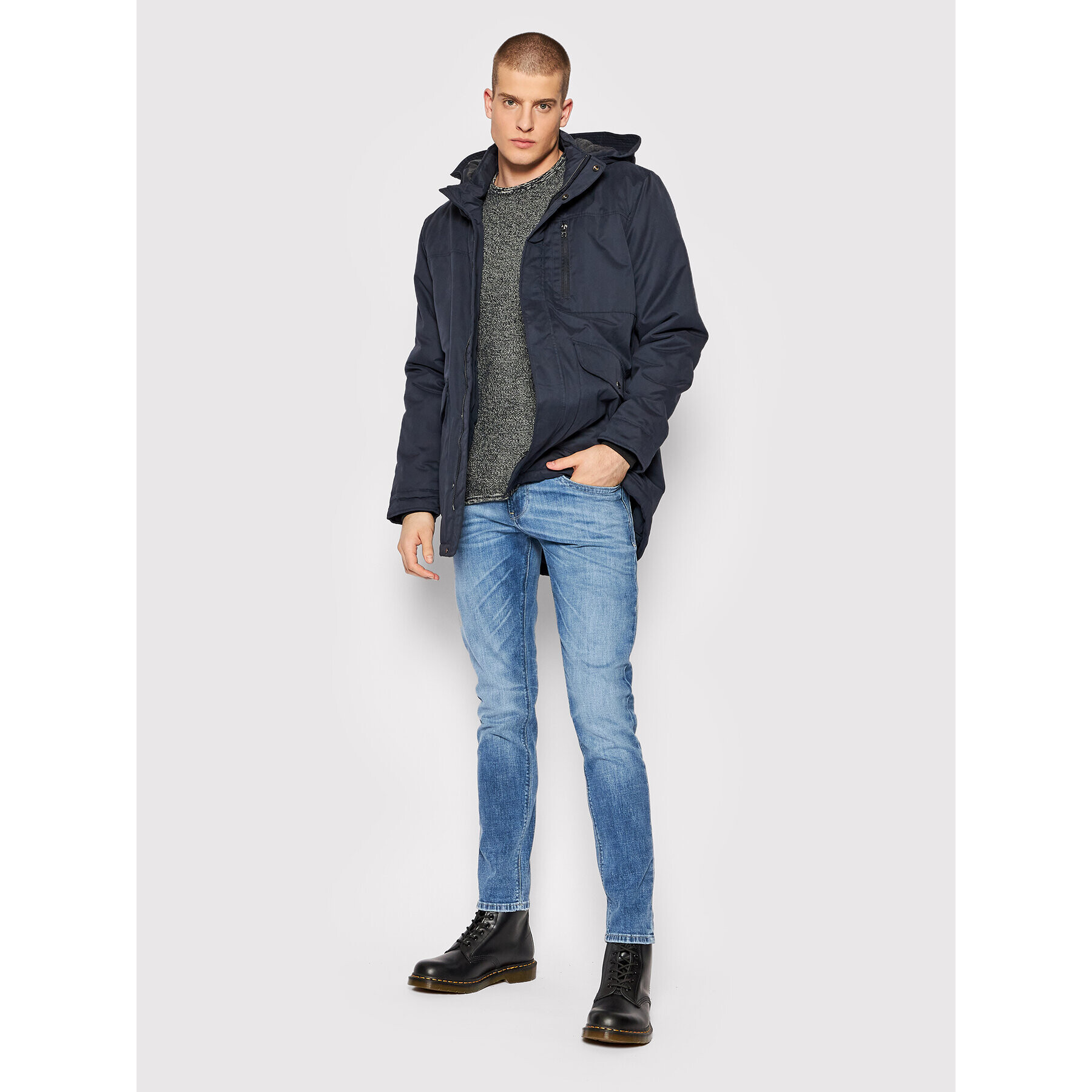 Pepe Jeans Jeansy Hatch PM206322 Modrá Slim Fit - Pepit.cz