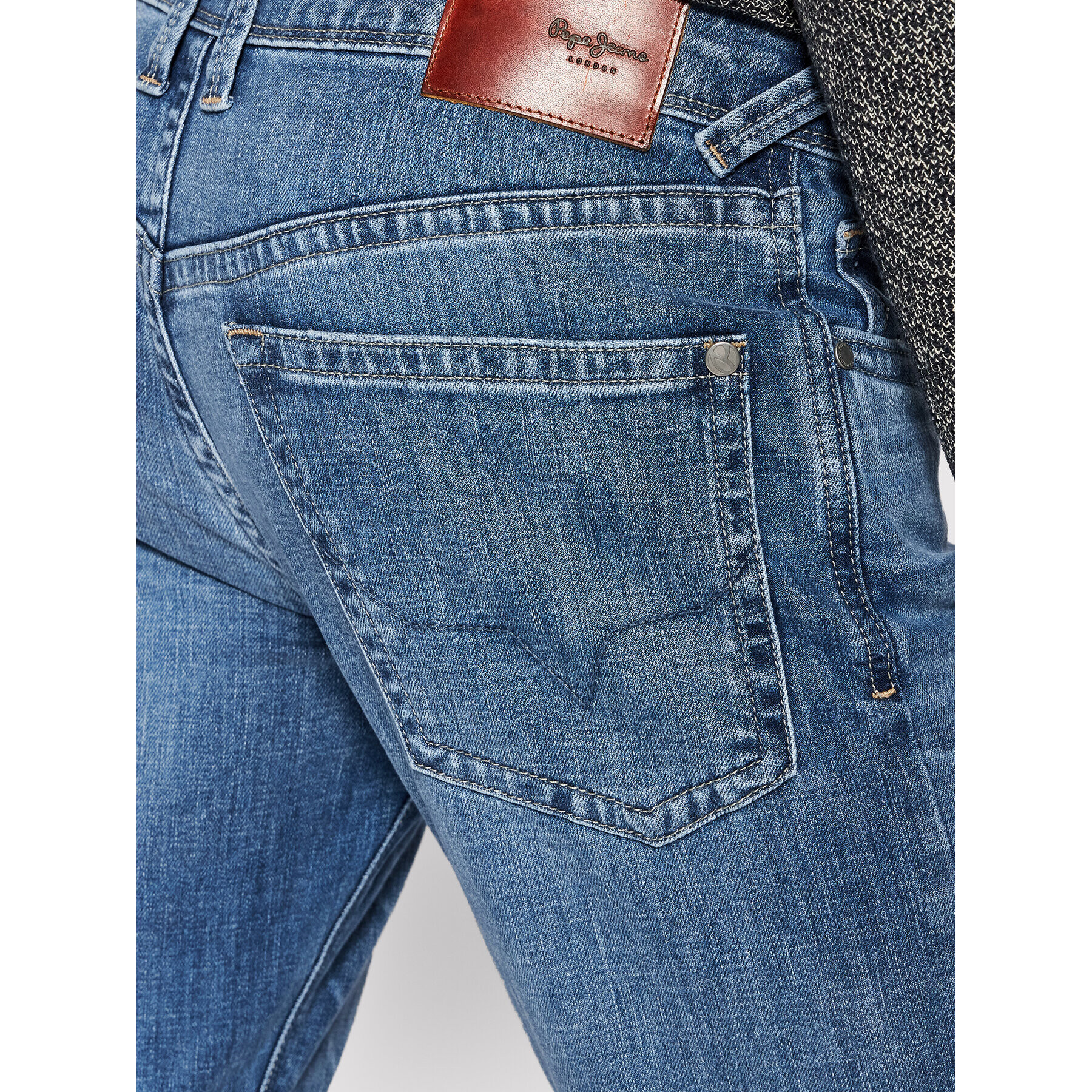 Pepe Jeans Jeansy Hatch PM206322 Modrá Slim Fit - Pepit.cz