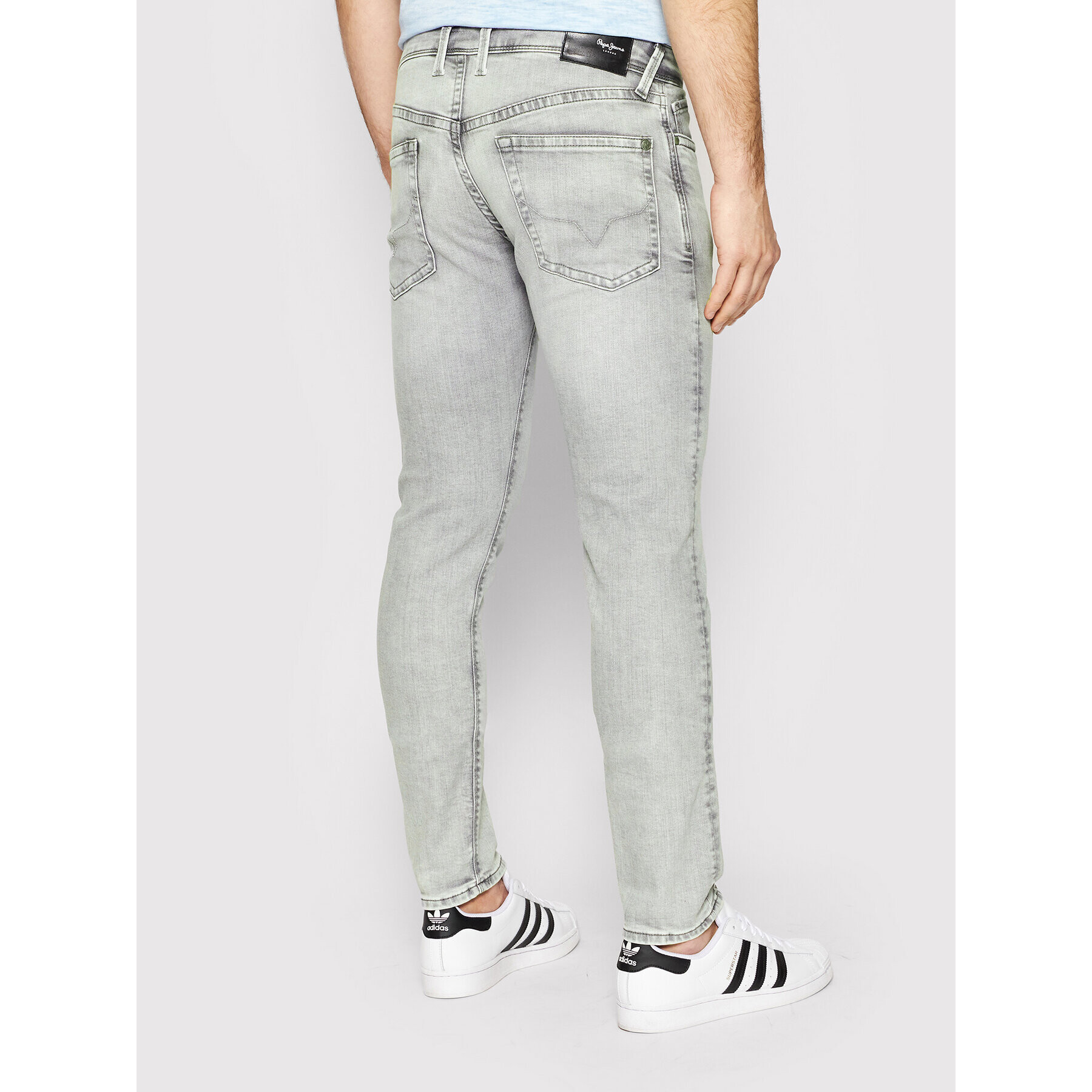 Pepe Jeans Jeansy Hatch PM206322 Šedá Slim Fit - Pepit.cz