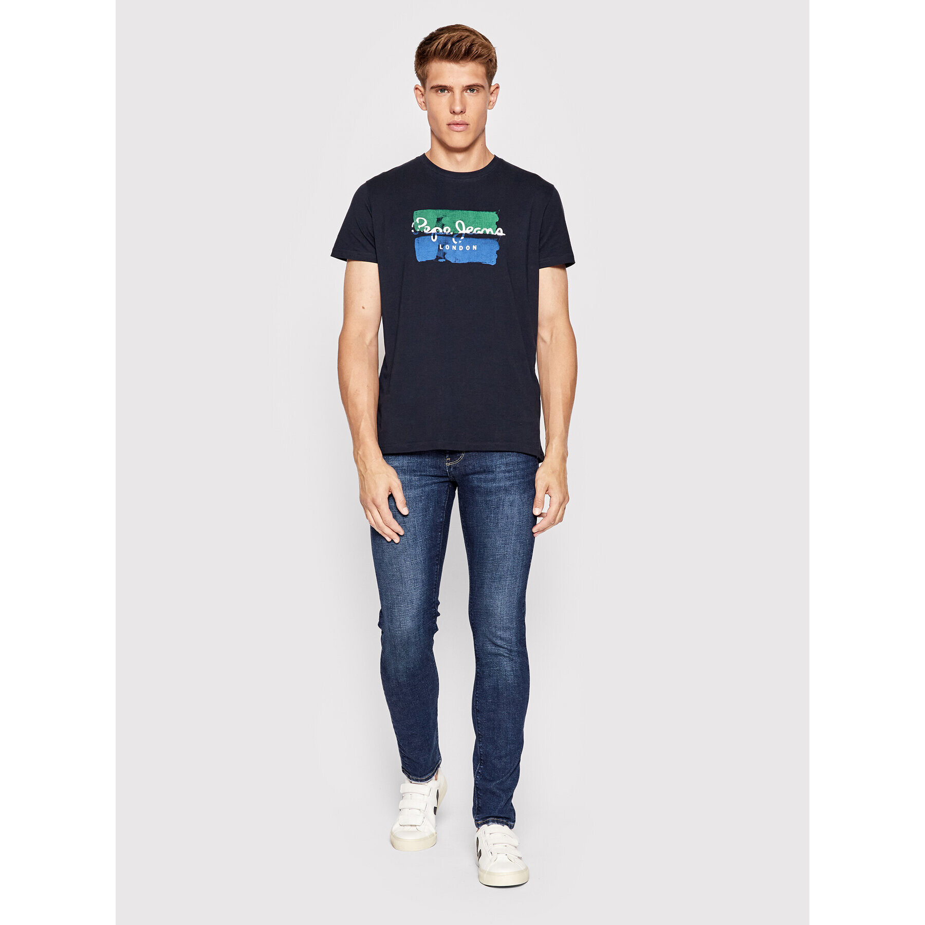 Pepe Jeans Jeansy Hatch PM206322 Tmavomodrá Slim Fit - Pepit.cz