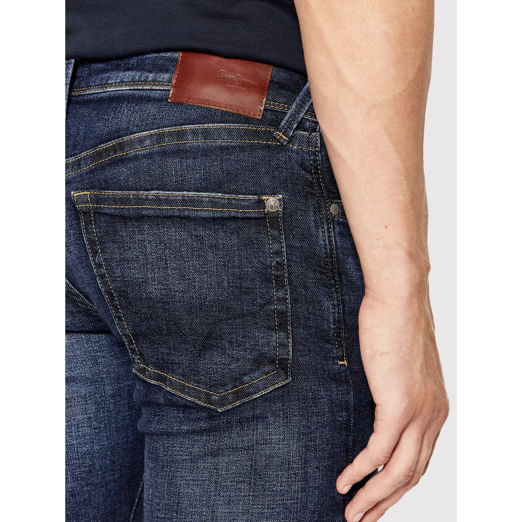 Pepe Jeans Jeansy Hatch PM206322 Tmavomodrá Slim Fit - Pepit.cz