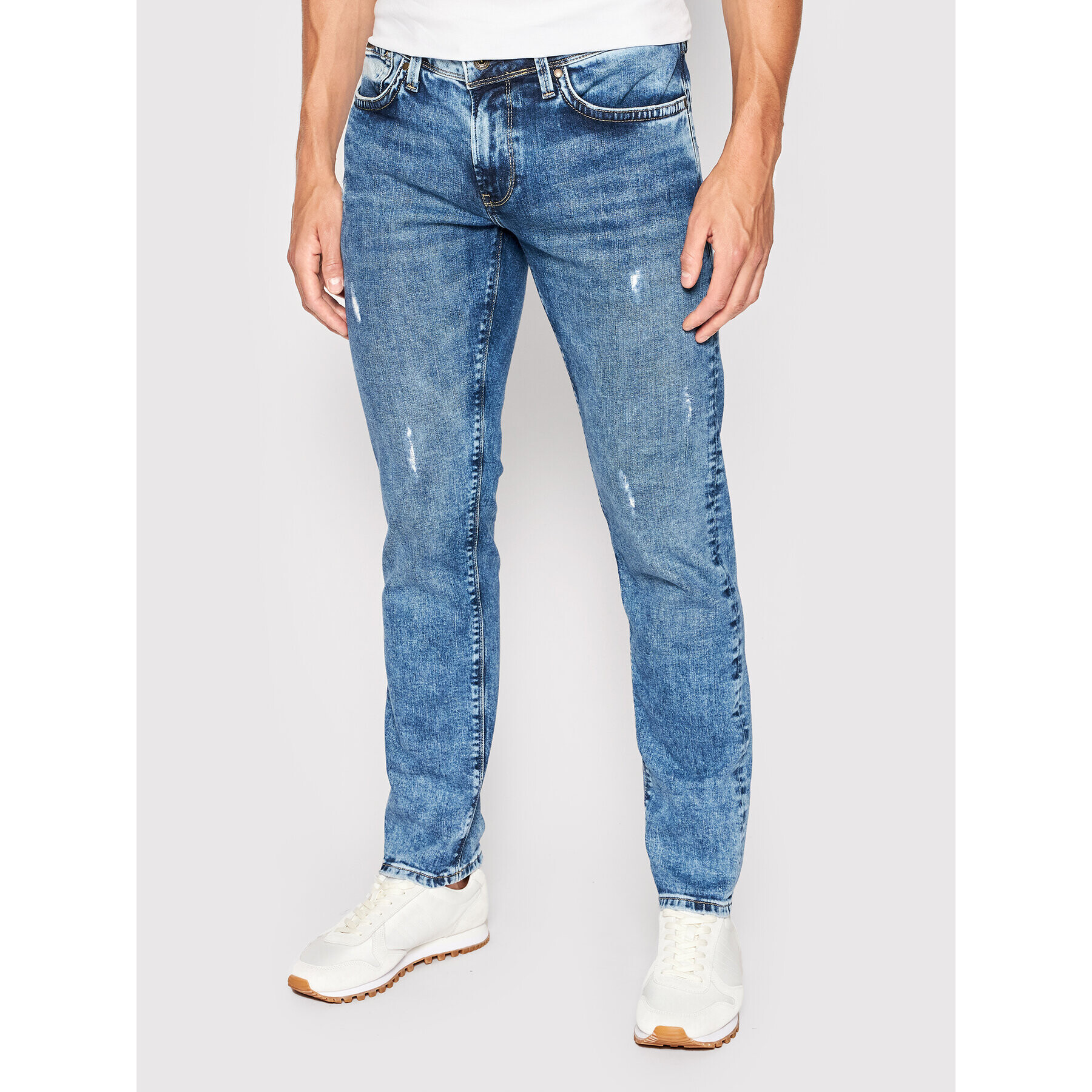 Pepe Jeans Jeansy Hatch PM206322 Tmavomodrá Slim Fit - Pepit.cz