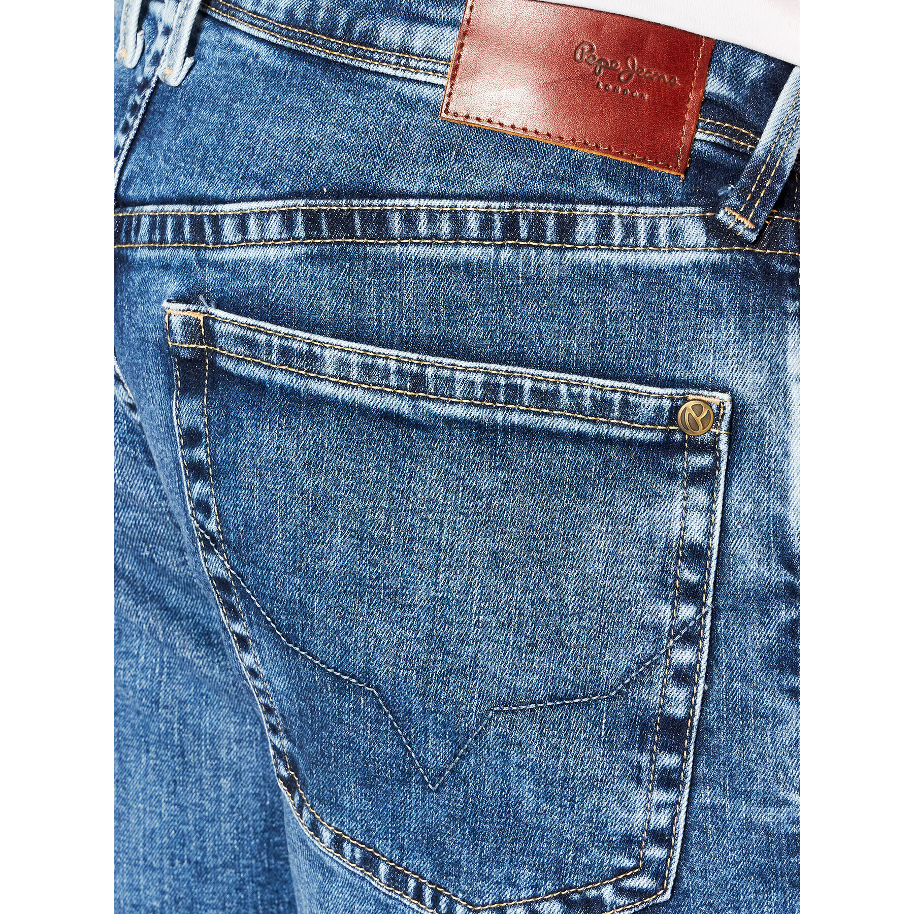 Pepe Jeans Jeansy Hatch PM206322 Tmavomodrá Slim Fit - Pepit.cz