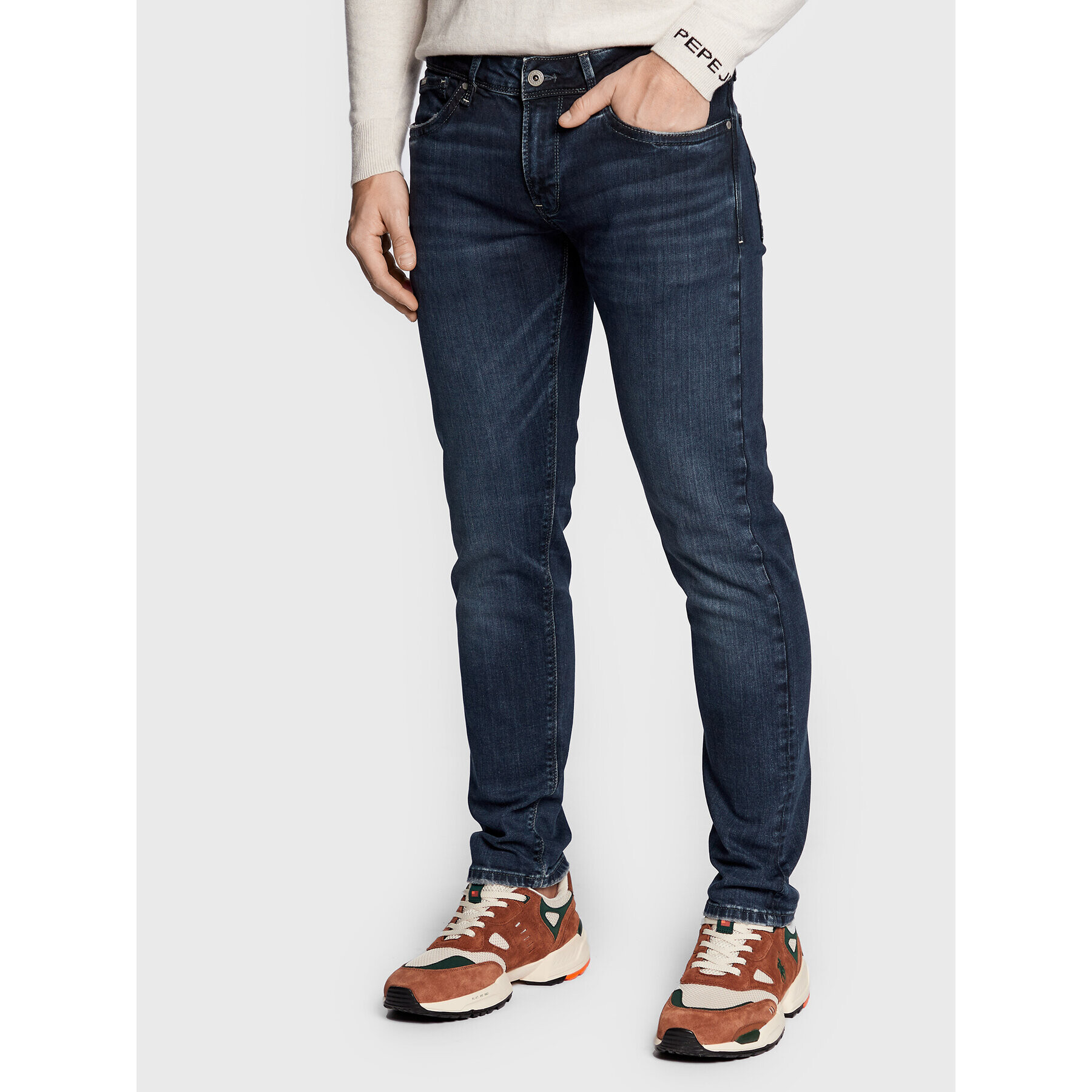 Pepe Jeans Jeansy Hatch PM206322 Tmavomodrá Slim Fit - Pepit.cz