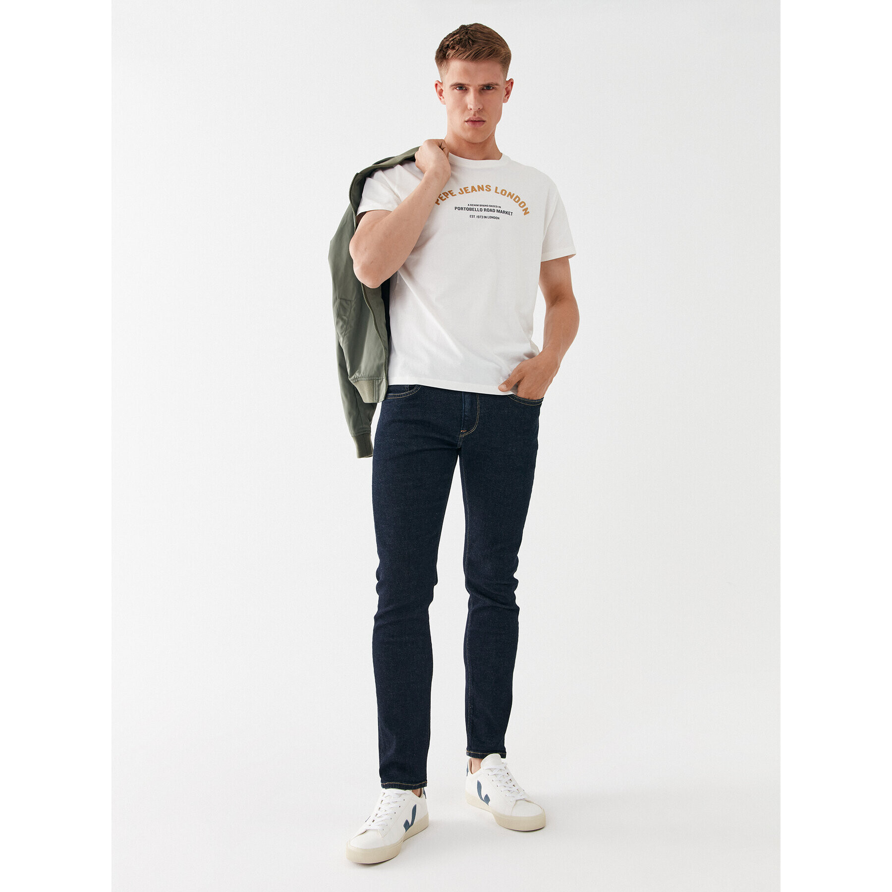 Pepe Jeans Jeansy Hatch PM206322 Tmavomodrá Slim Fit - Pepit.cz