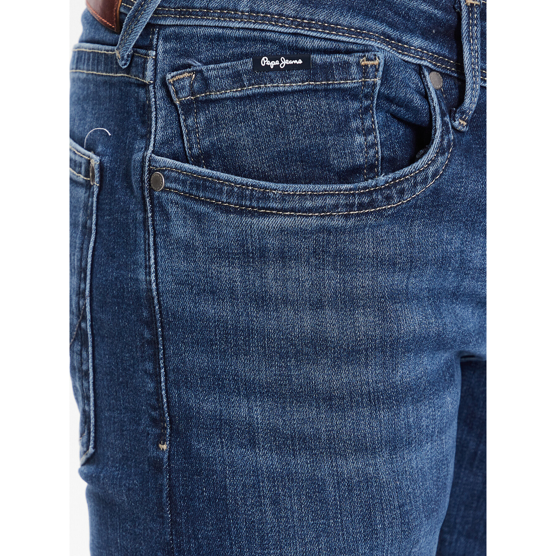 Pepe Jeans Jeansy Hatch PM206322HN0 Modrá Slim Fit - Pepit.cz