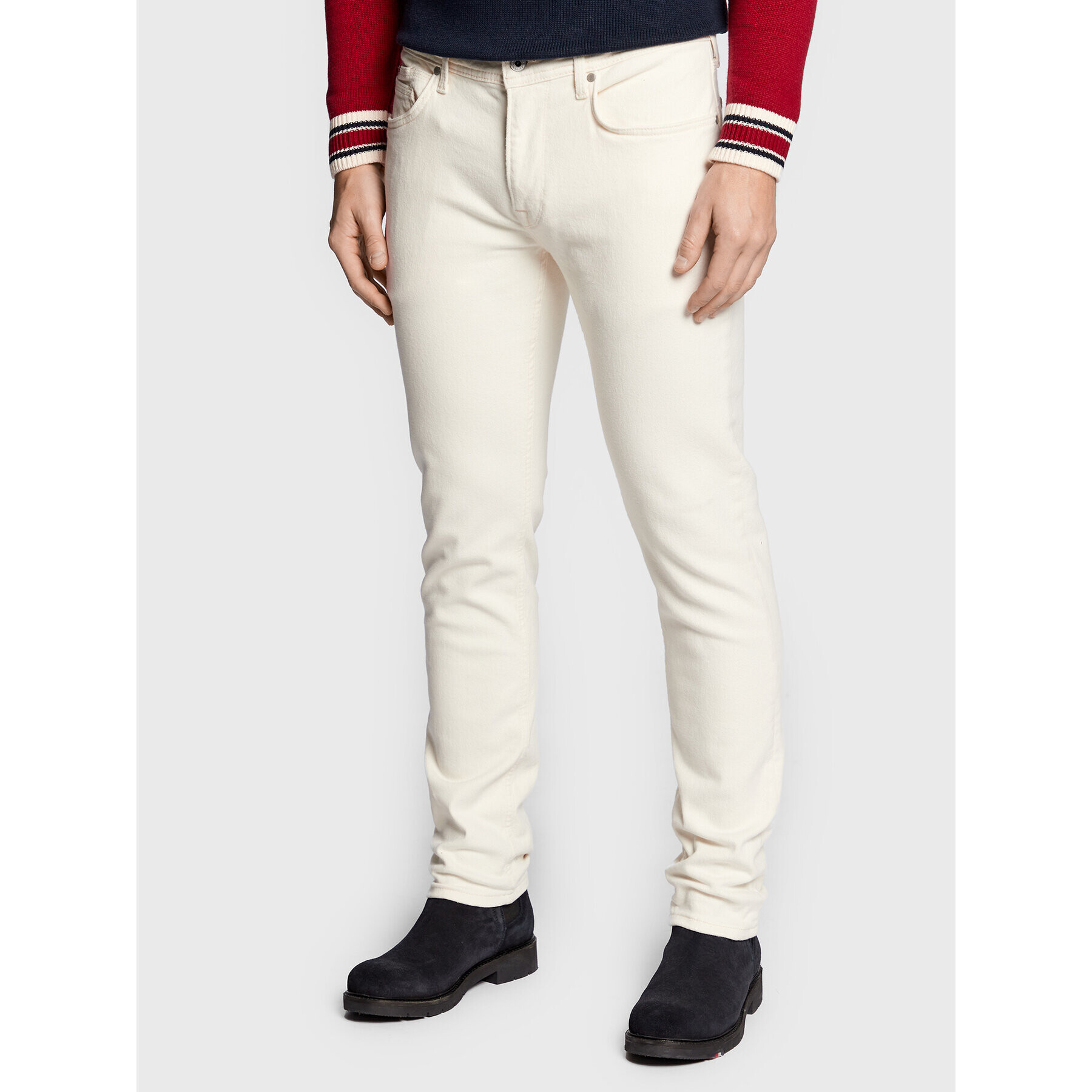 Pepe Jeans Jeansy Hatch PM206323 Écru Slim Fit - Pepit.cz