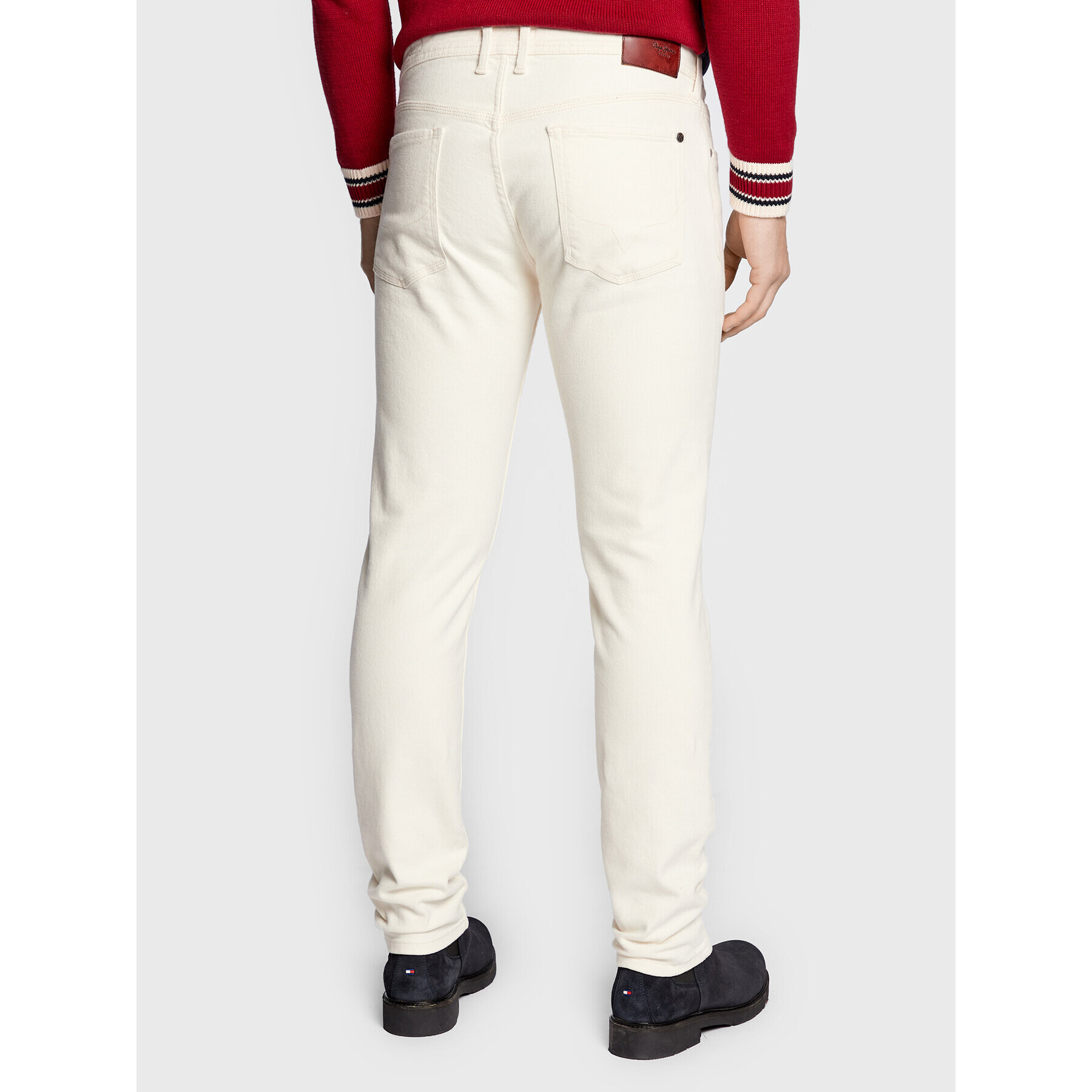 Pepe Jeans Jeansy Hatch PM206323 Écru Slim Fit - Pepit.cz