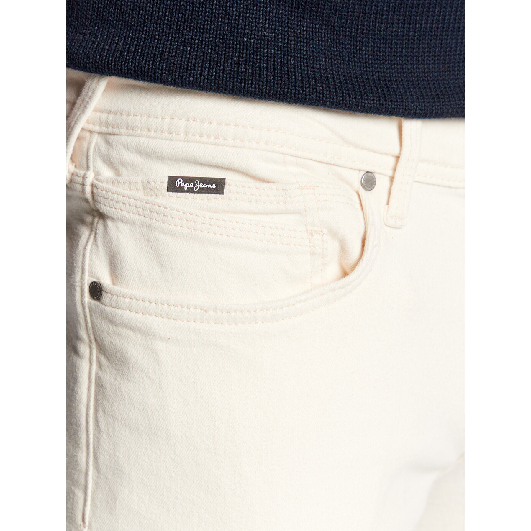 Pepe Jeans Jeansy Hatch PM206323 Écru Slim Fit - Pepit.cz