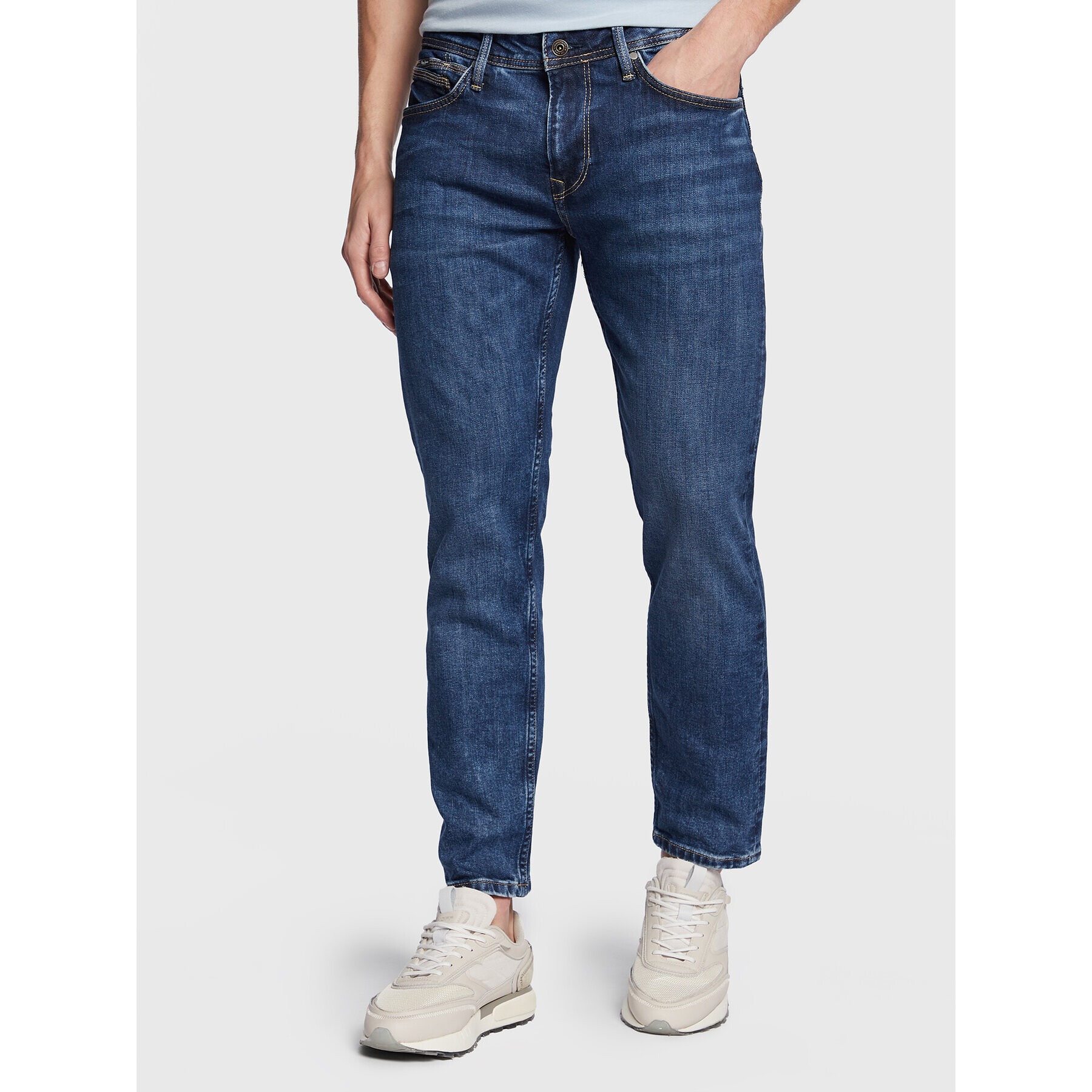 Pepe Jeans Jeansy Hatch PM206323 Tmavomodrá Slim Fit - Pepit.cz