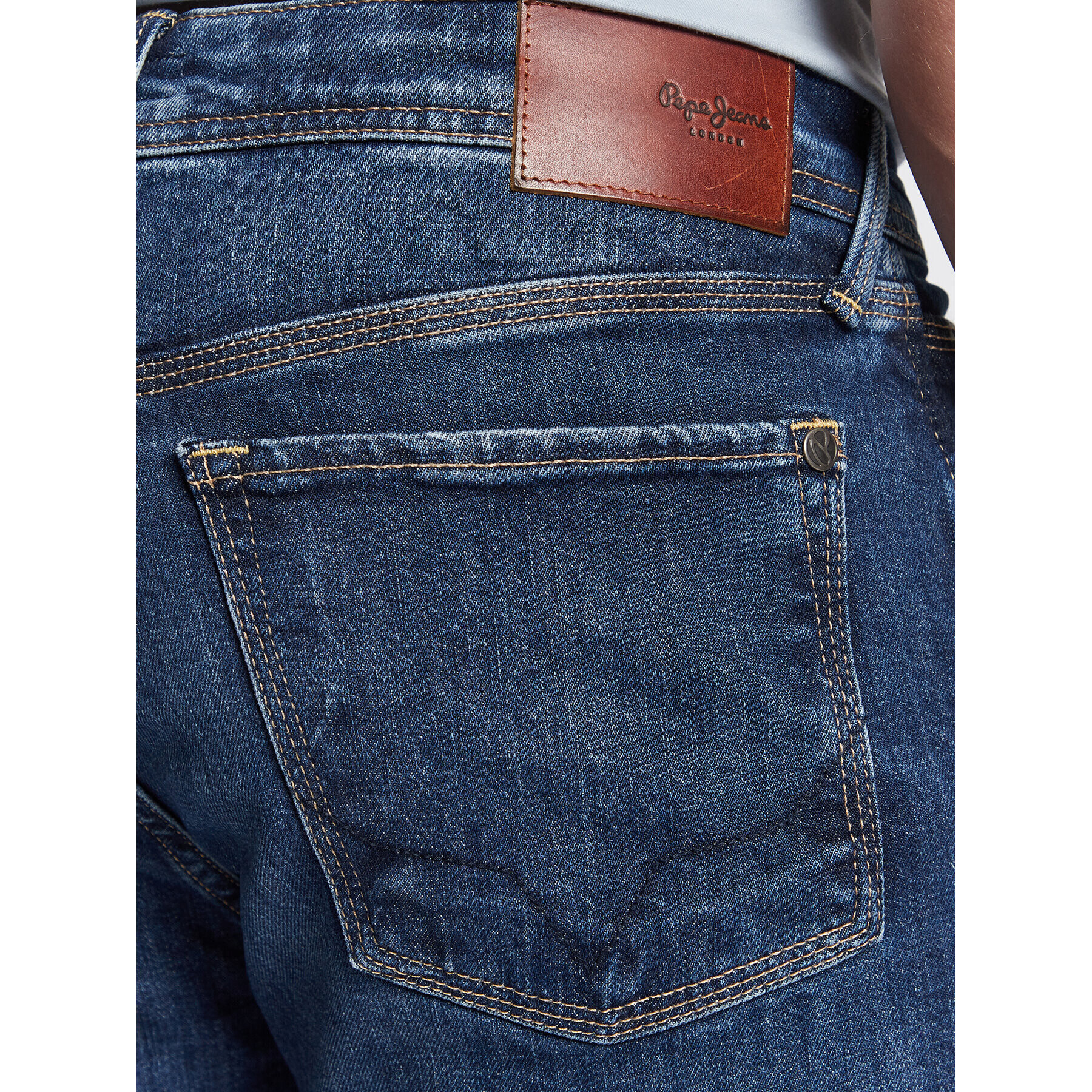 Pepe Jeans Jeansy Hatch PM206323 Tmavomodrá Slim Fit - Pepit.cz