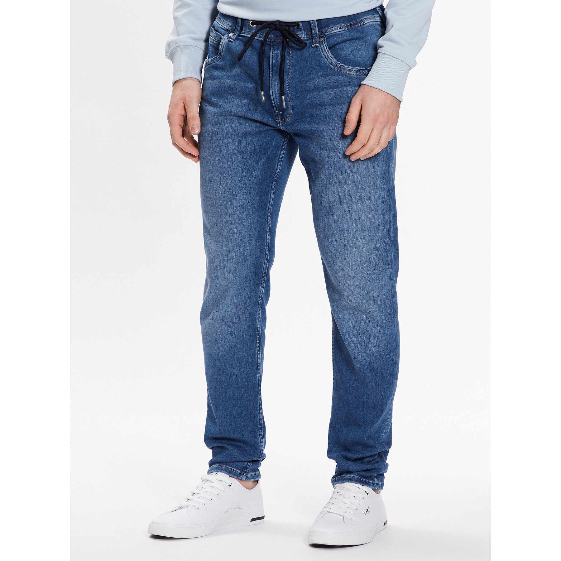 Pepe Jeans Jeansy Jagger PM206525GW6 Modrá Slim Fit - Pepit.cz