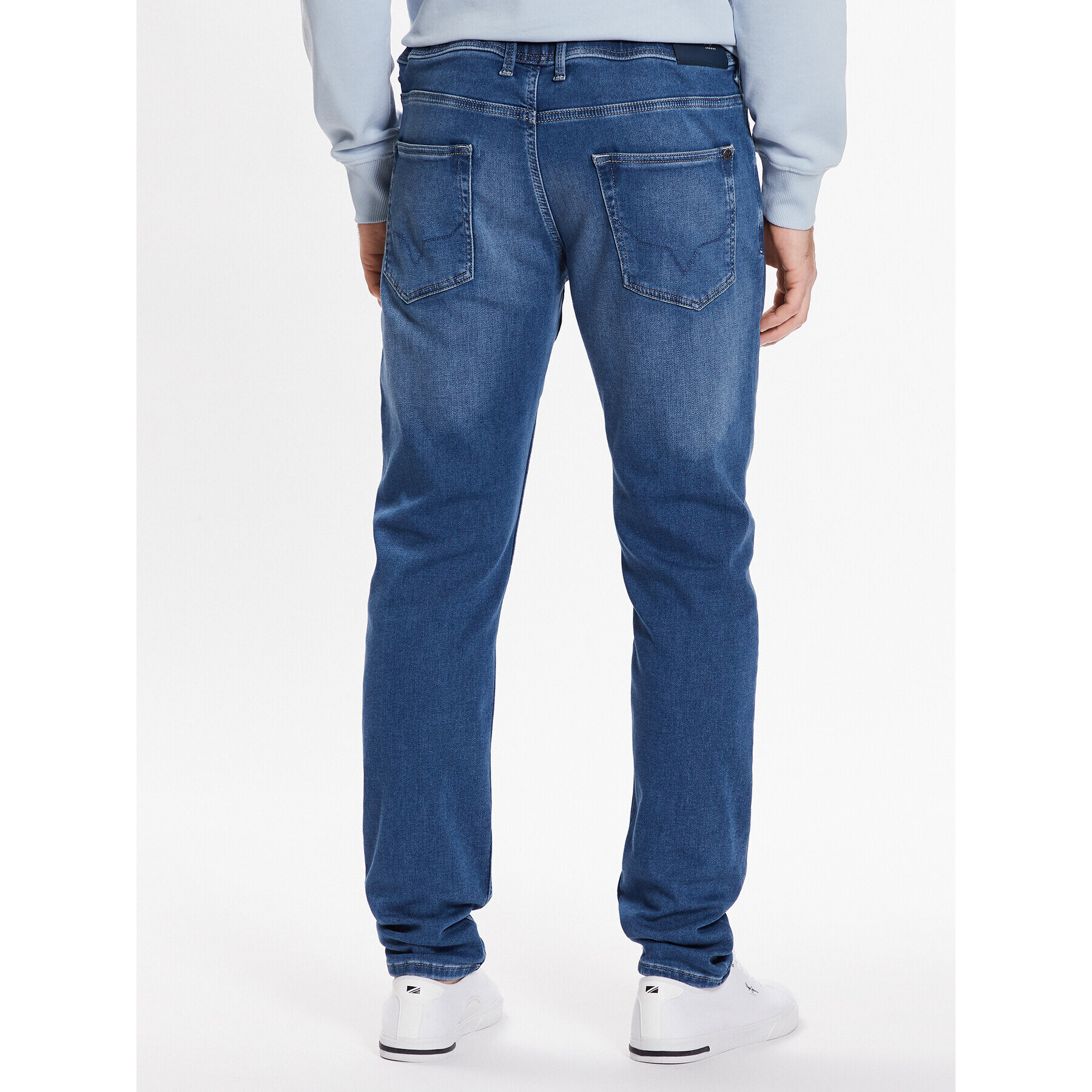 Pepe Jeans Jeansy Jagger PM206525GW6 Modrá Slim Fit - Pepit.cz