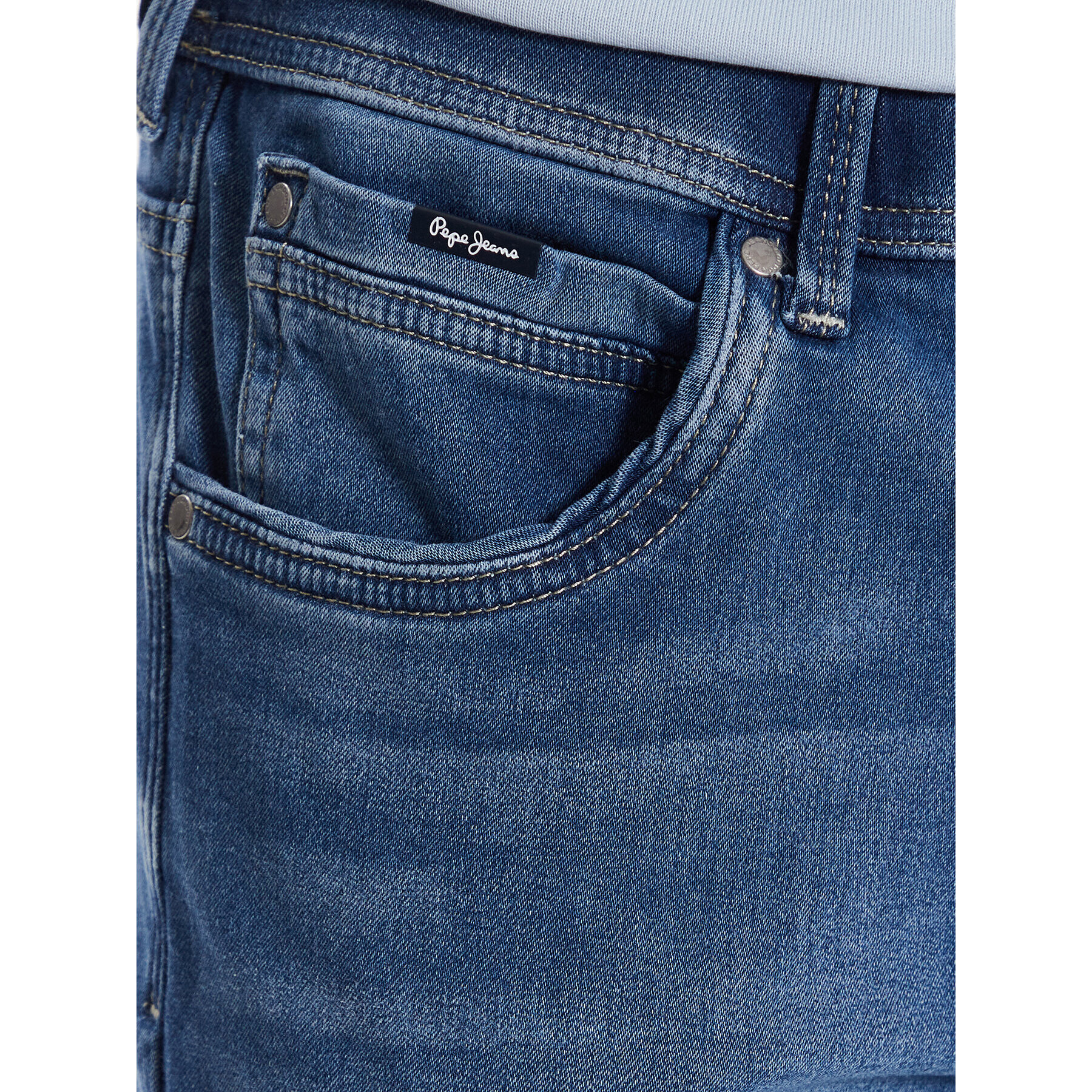 Pepe Jeans Jeansy Jagger PM206525GW6 Modrá Slim Fit - Pepit.cz