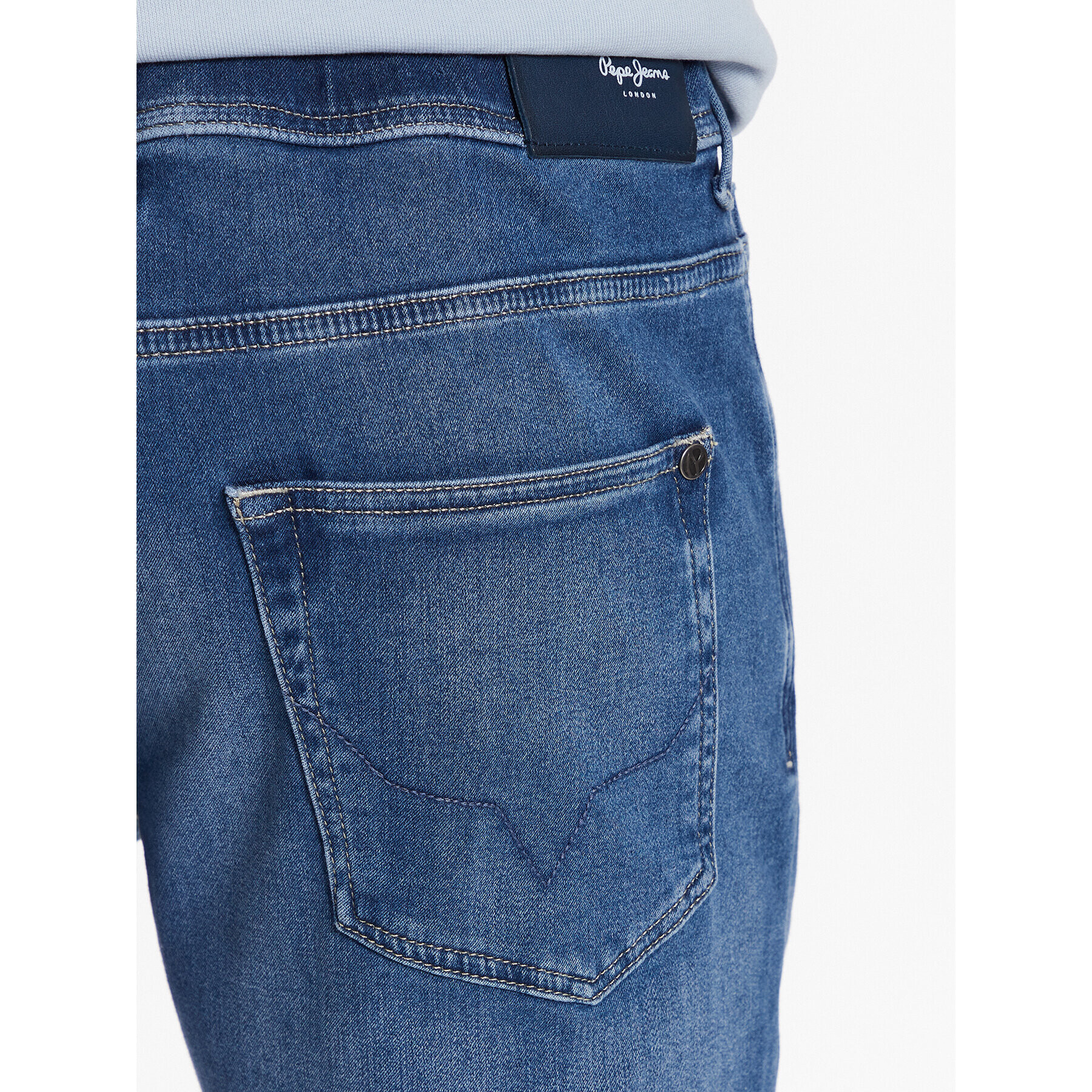 Pepe Jeans Jeansy Jagger PM206525GW6 Modrá Slim Fit - Pepit.cz