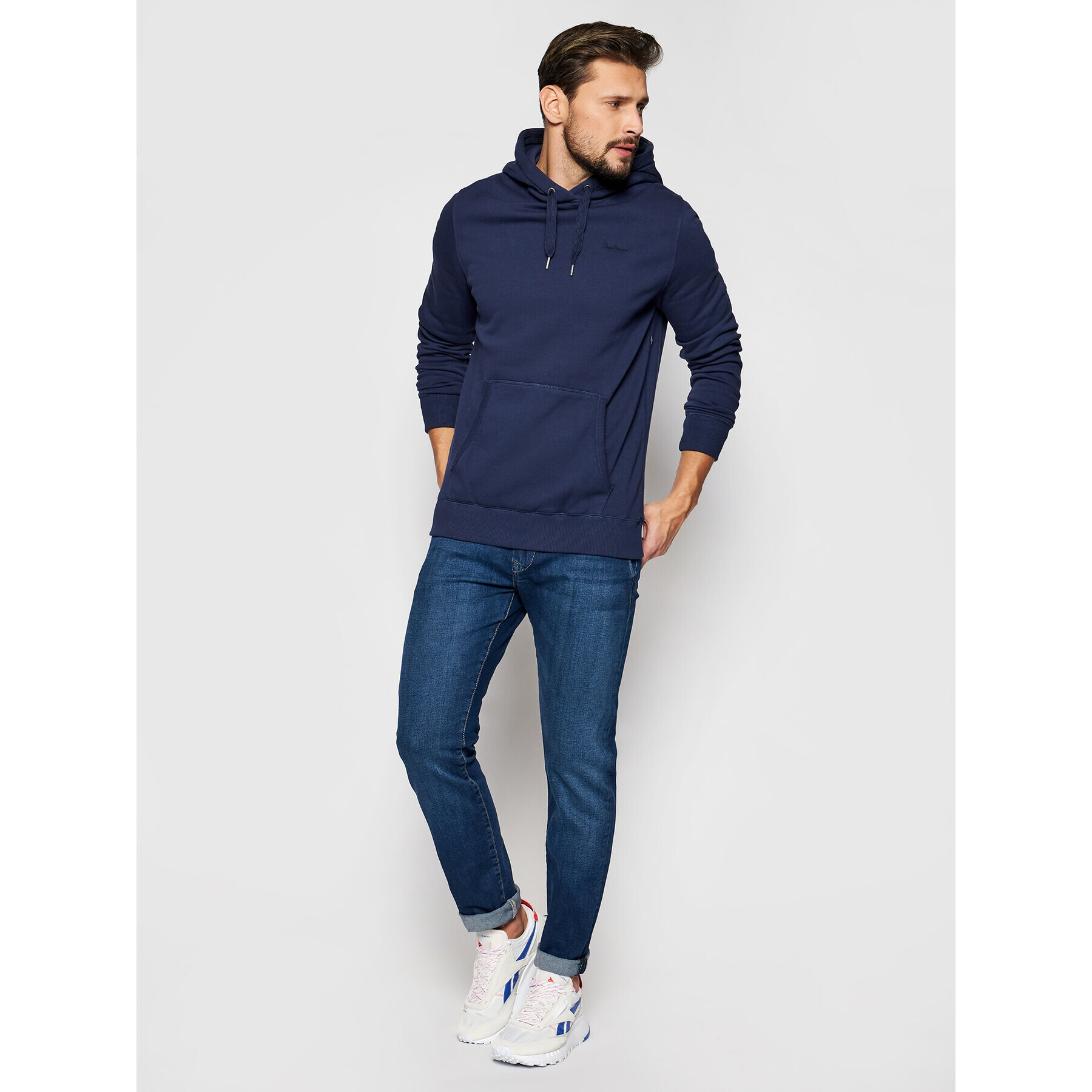 Pepe Jeans Jeansy Jamey PM205896 Tmavomodrá Taper Fit - Pepit.cz