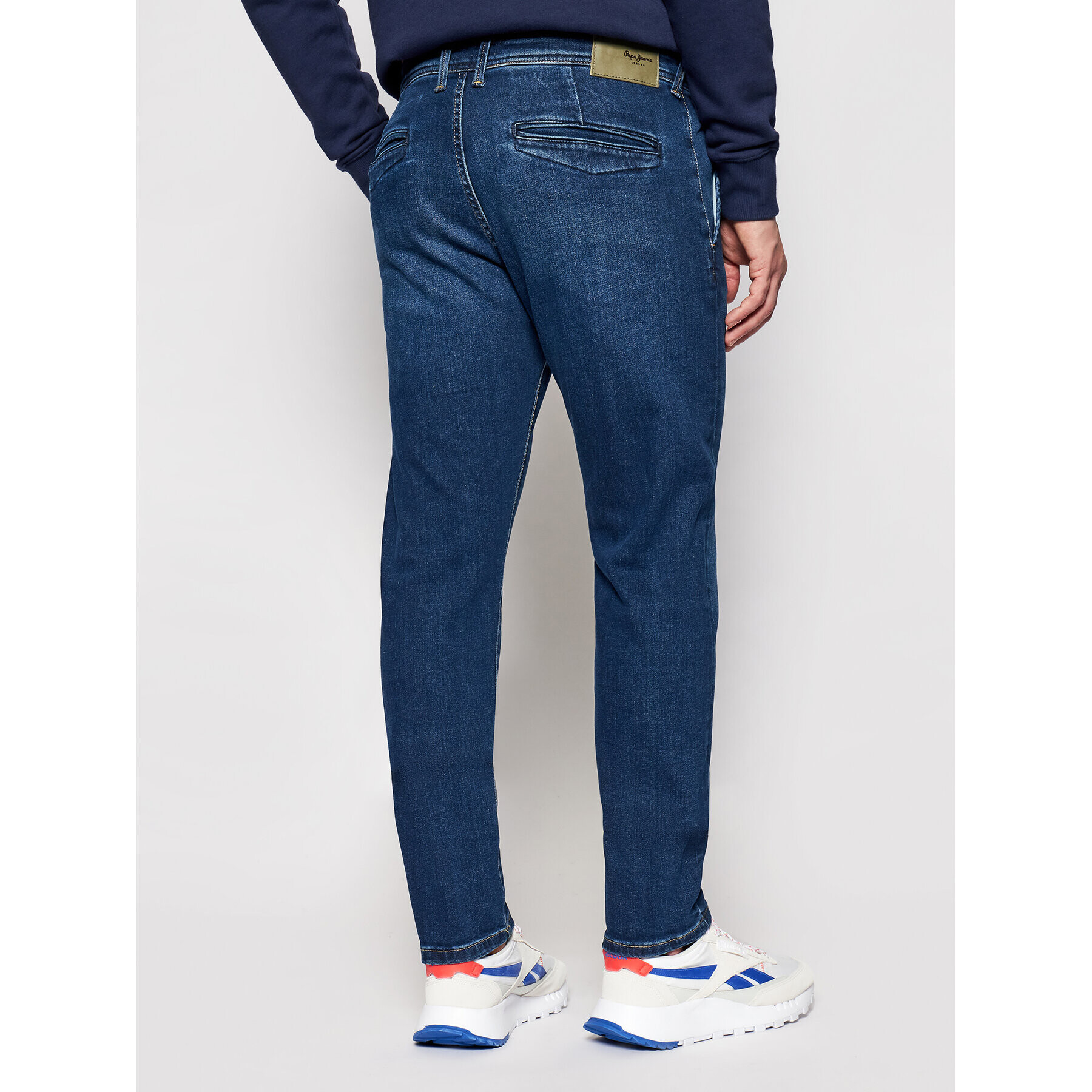 Pepe Jeans Jeansy Jamey PM205896 Tmavomodrá Taper Fit - Pepit.cz