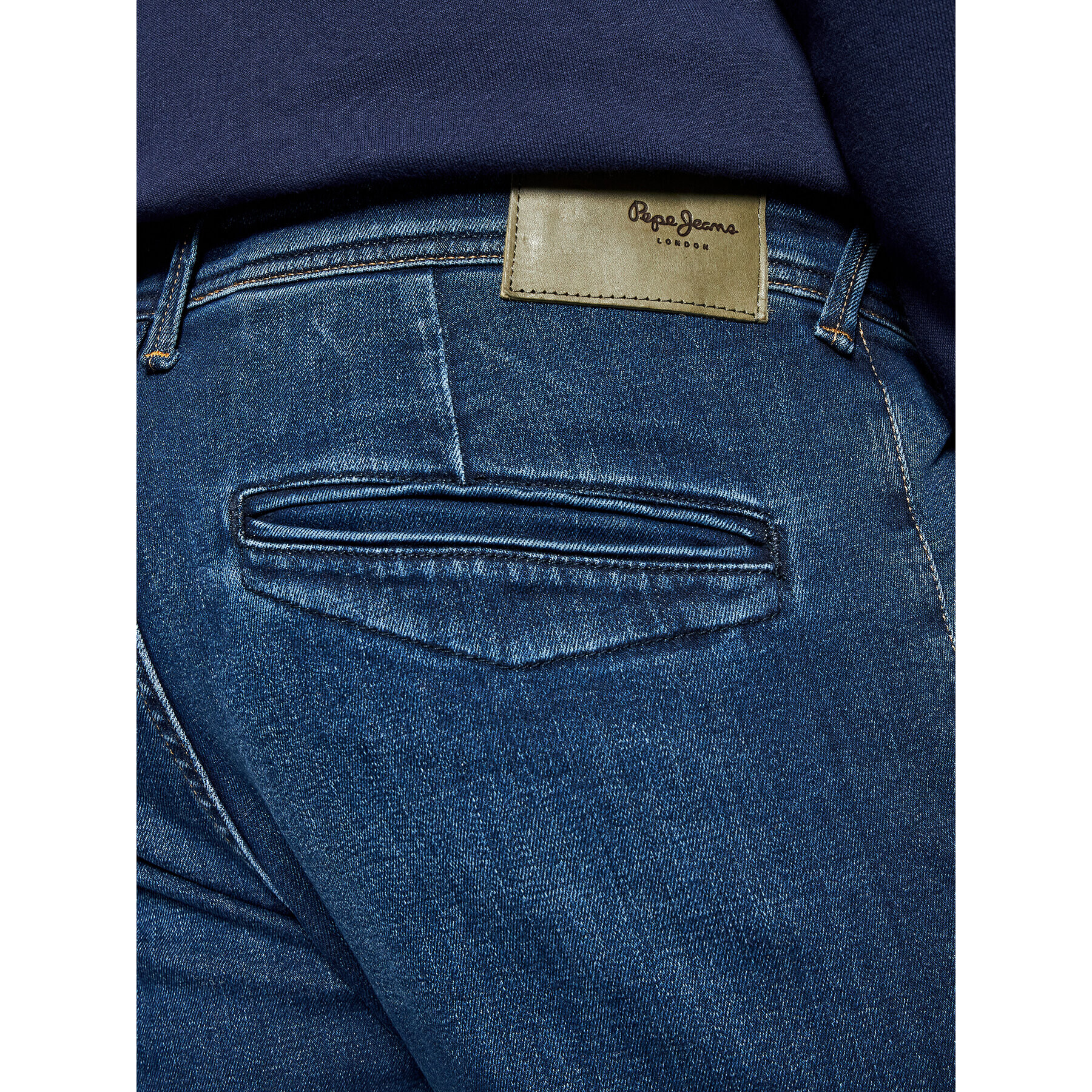 Pepe Jeans Jeansy Jamey PM205896 Tmavomodrá Taper Fit - Pepit.cz