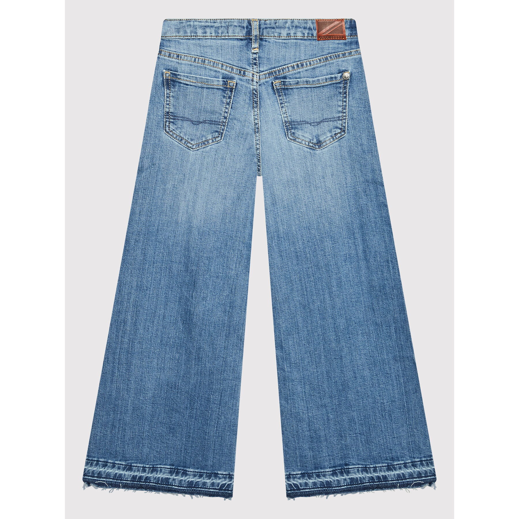 Pepe Jeans Jeansy Jivey PG201586 Modrá Wide Leg - Pepit.cz