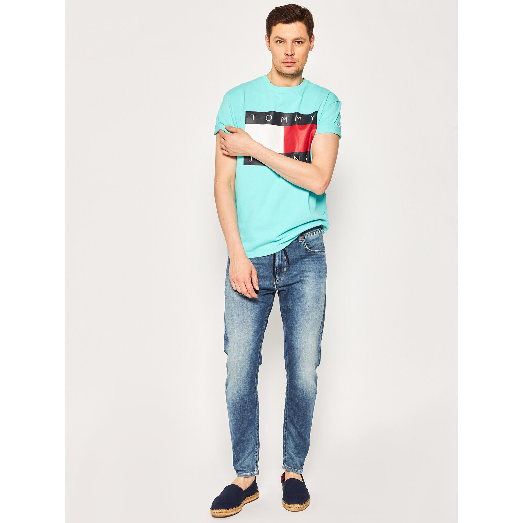 Pepe Jeans Jeansy Johnson PM204385 Tmavomodrá Relaxed Fit - Pepit.cz