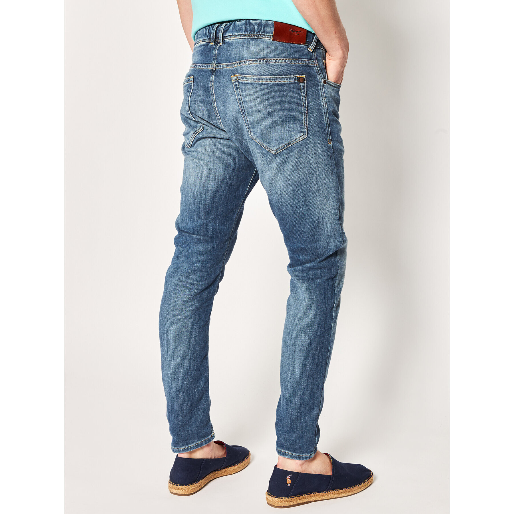 Pepe Jeans Jeansy Johnson PM204385 Tmavomodrá Relaxed Fit - Pepit.cz