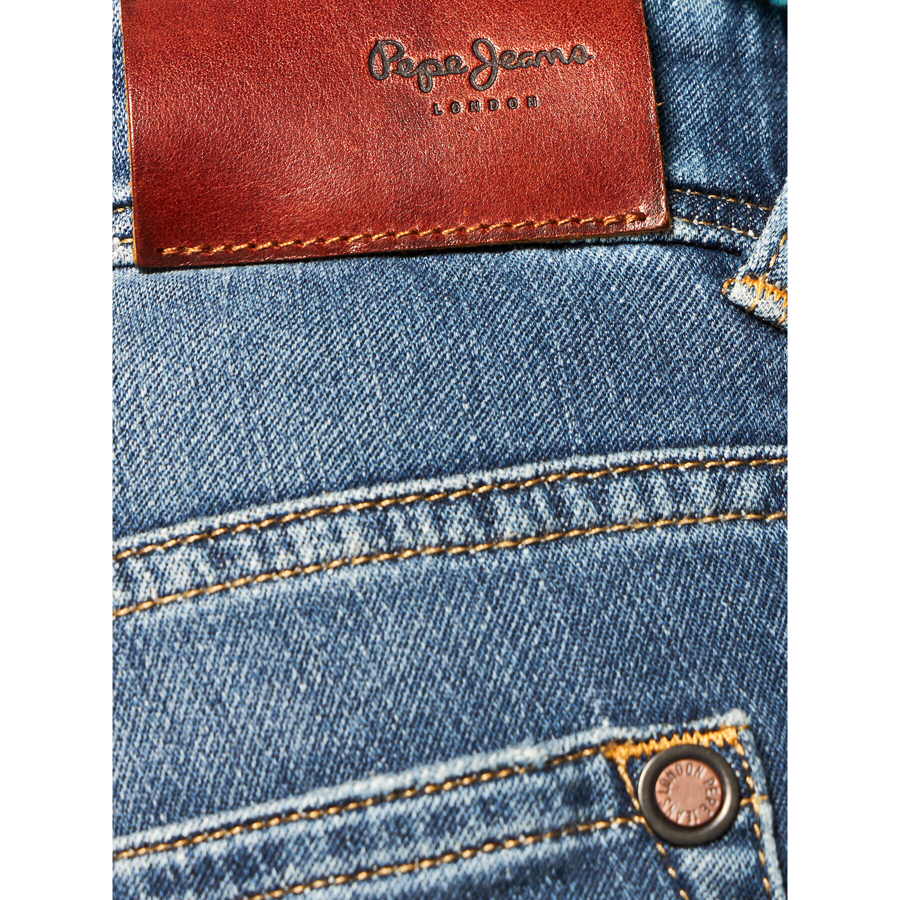 Pepe Jeans Jeansy Johnson PM204385 Tmavomodrá Relaxed Fit - Pepit.cz