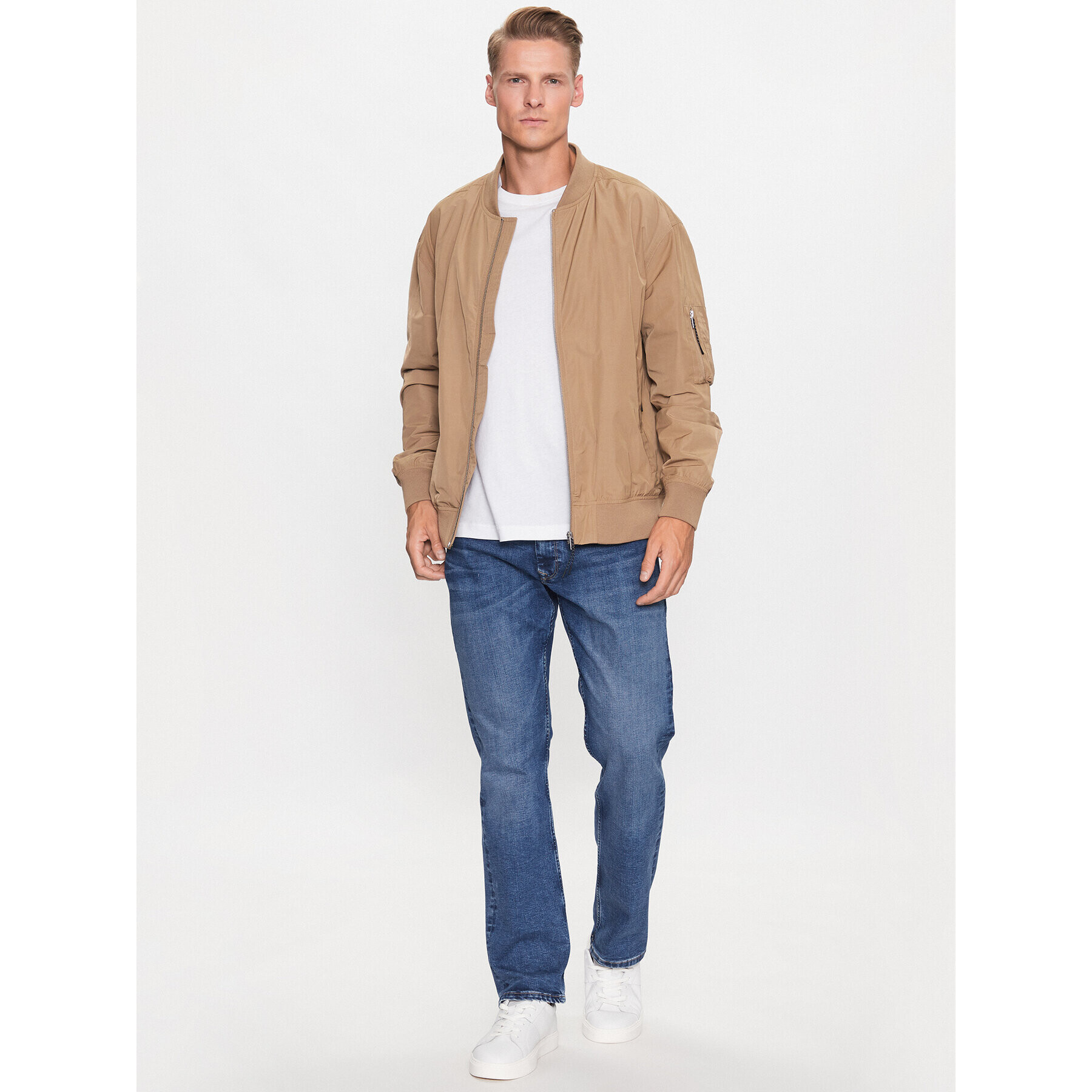 Pepe Jeans Jeansy Kingston PM206468 Modrá Relaxed Fit - Pepit.cz