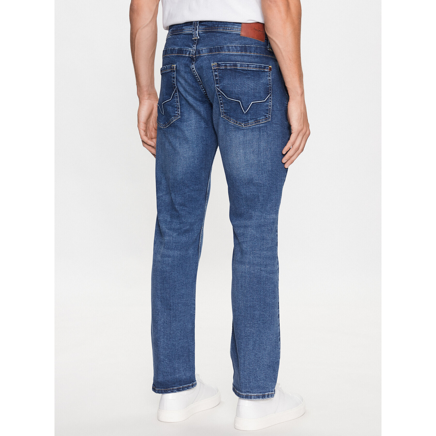 Pepe Jeans Jeansy Kingston PM206468 Modrá Relaxed Fit - Pepit.cz