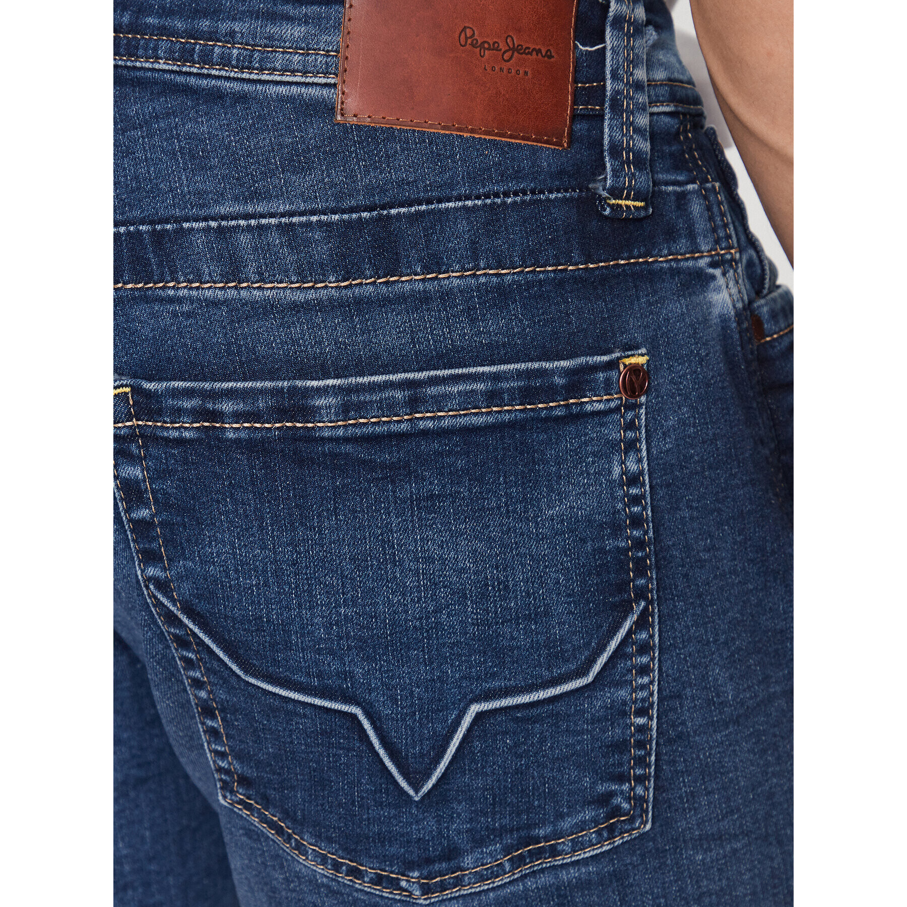 Pepe Jeans Jeansy Kingston PM206468 Modrá Relaxed Fit - Pepit.cz