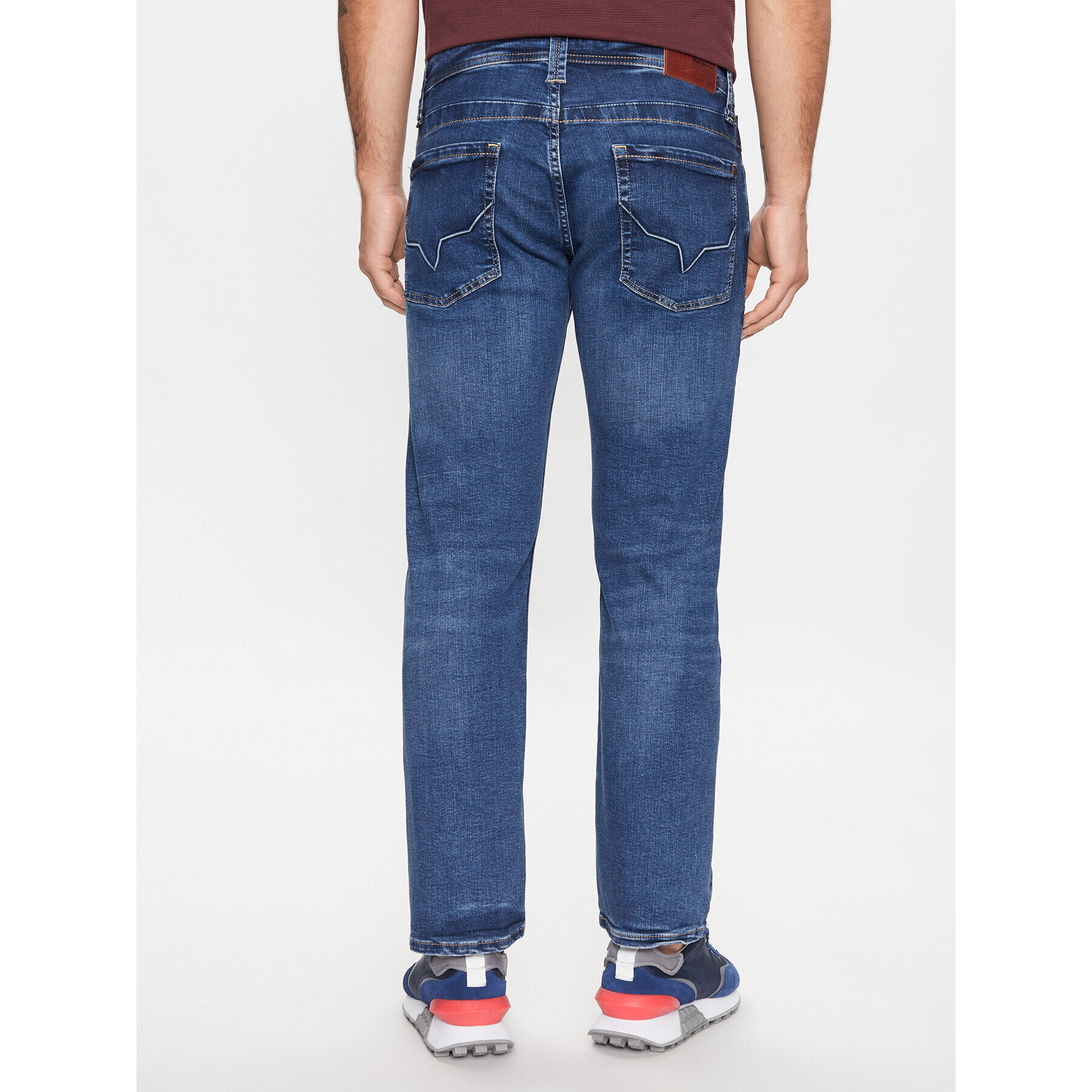 Pepe Jeans Jeansy Kingston Zip PM206468VX30 Modrá Relaxed Fit - Pepit.cz