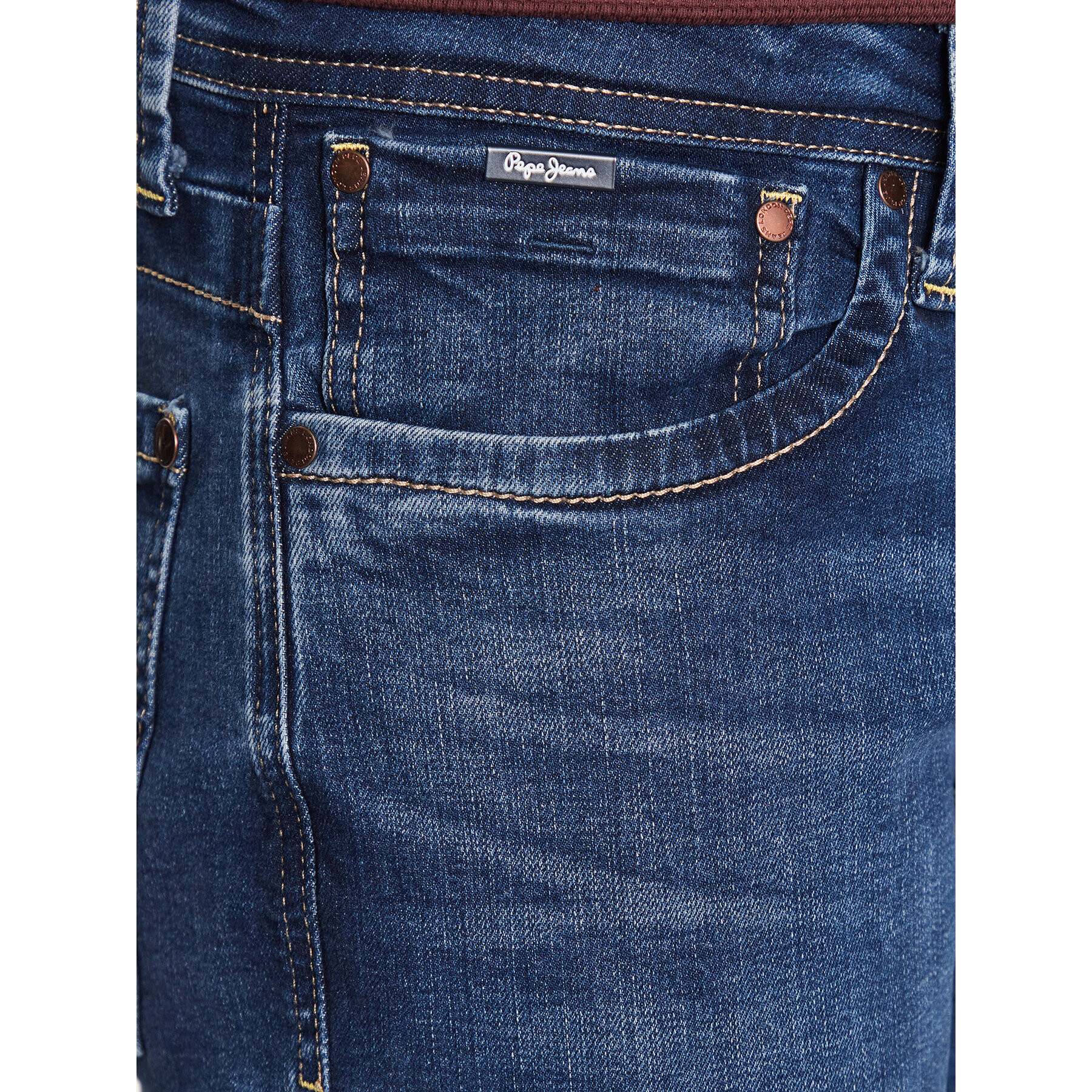 Pepe Jeans Jeansy Kingston Zip PM206468VX30 Modrá Relaxed Fit - Pepit.cz