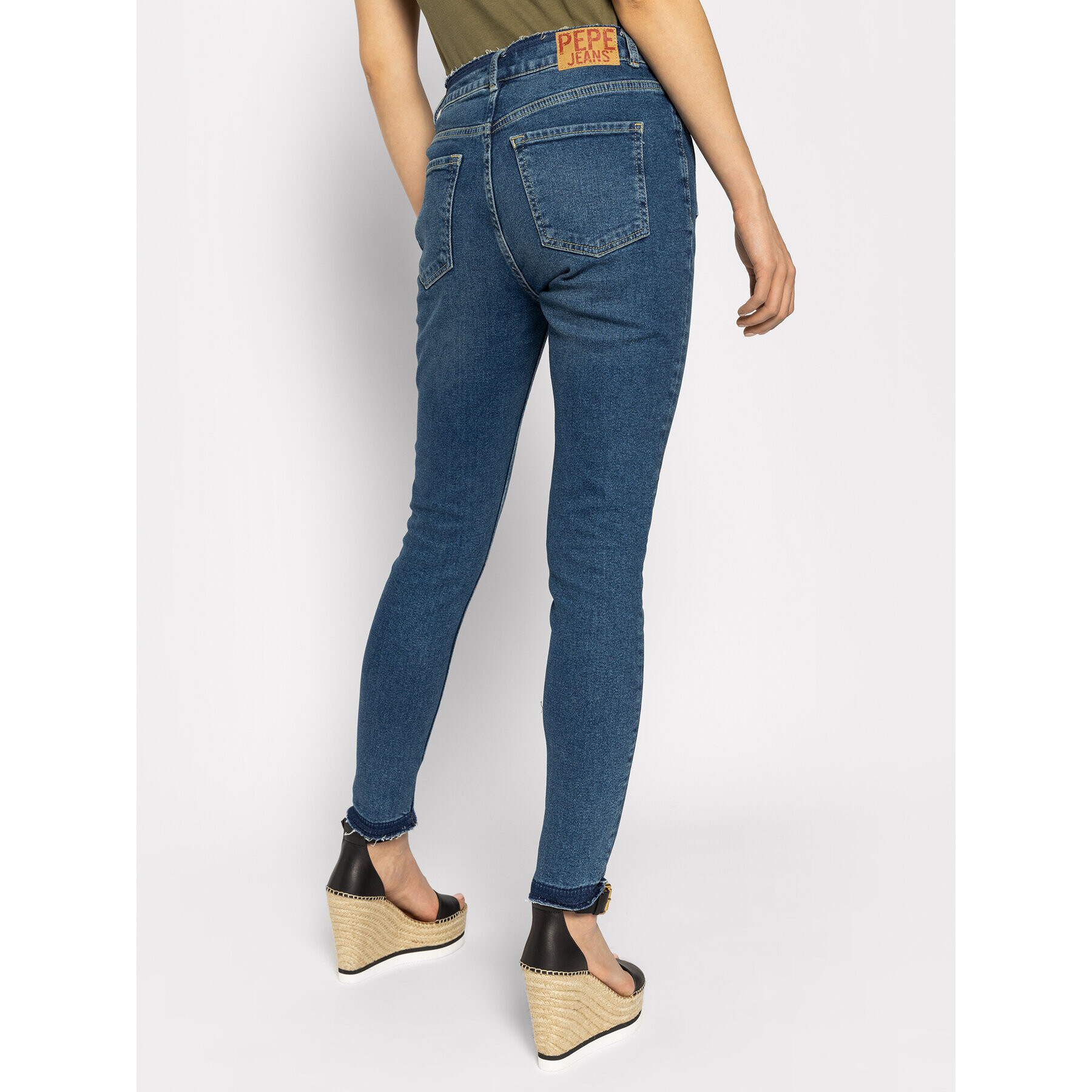 Pepe Jeans Jeansy Mary PL203614 Tmavomodrá Straight Leg Fit - Pepit.cz