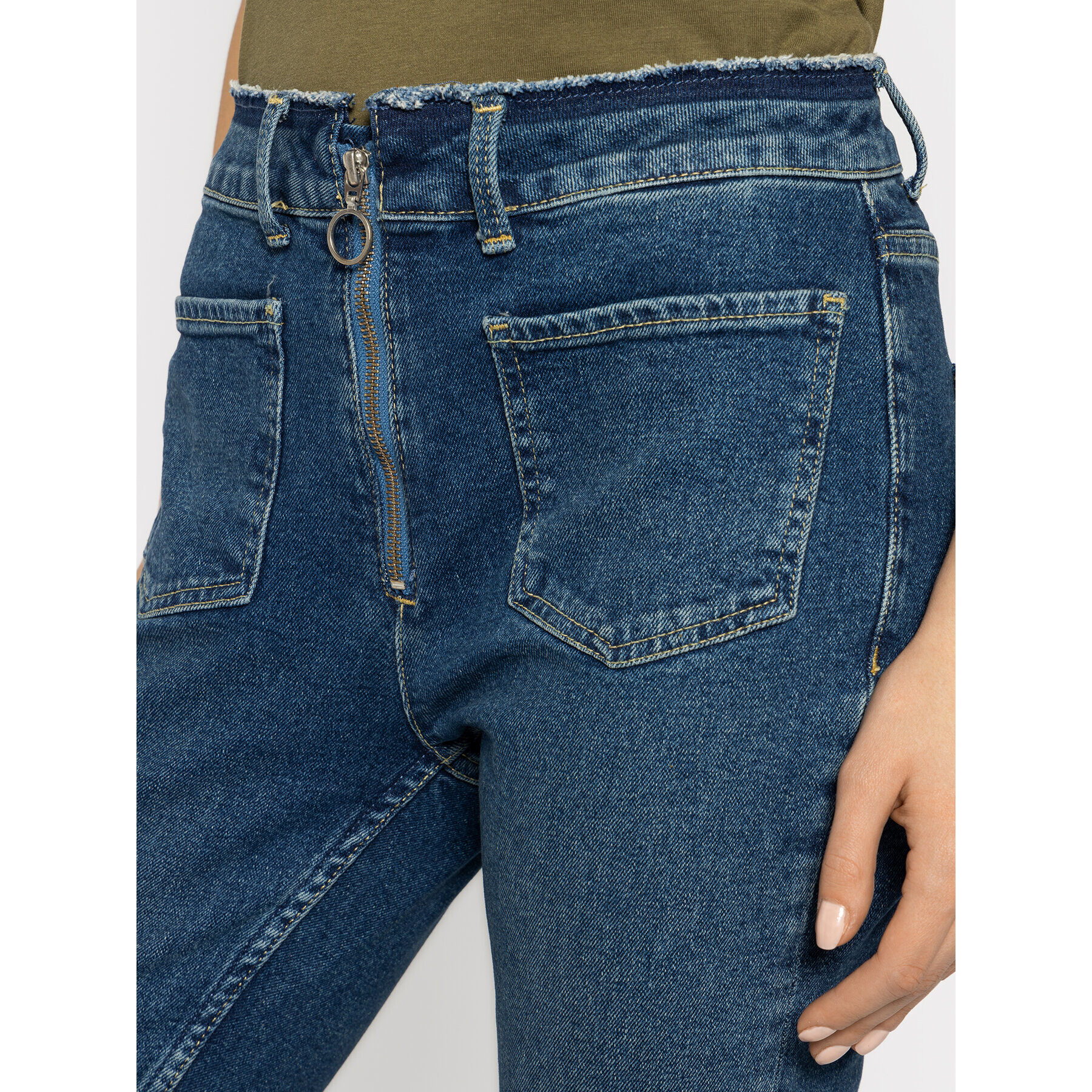 Pepe Jeans Jeansy Mary PL203614 Tmavomodrá Straight Leg Fit - Pepit.cz