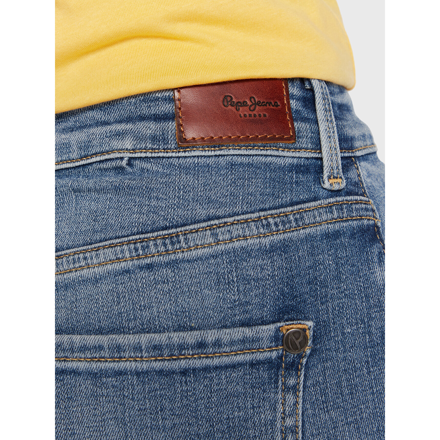 Pepe Jeans Jeansy Mary PL204164 Modrá Straight Fit - Pepit.cz