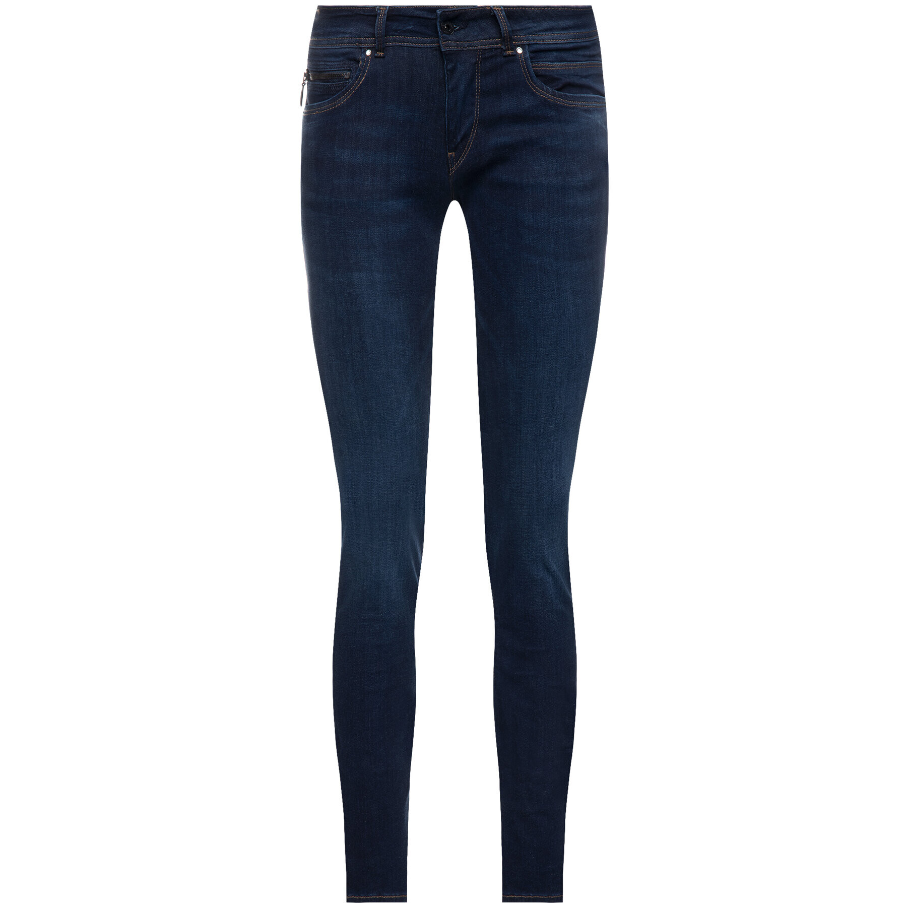 Pepe Jeans Jeansy New Brooke PL200019 Tmavomodrá Slim Fit - Pepit.cz