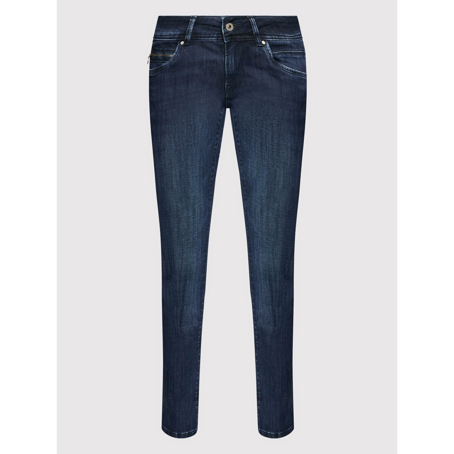 Pepe Jeans Jeansy New Brooke PL204165 Tmavomodrá Slim Fit - Pepit.cz