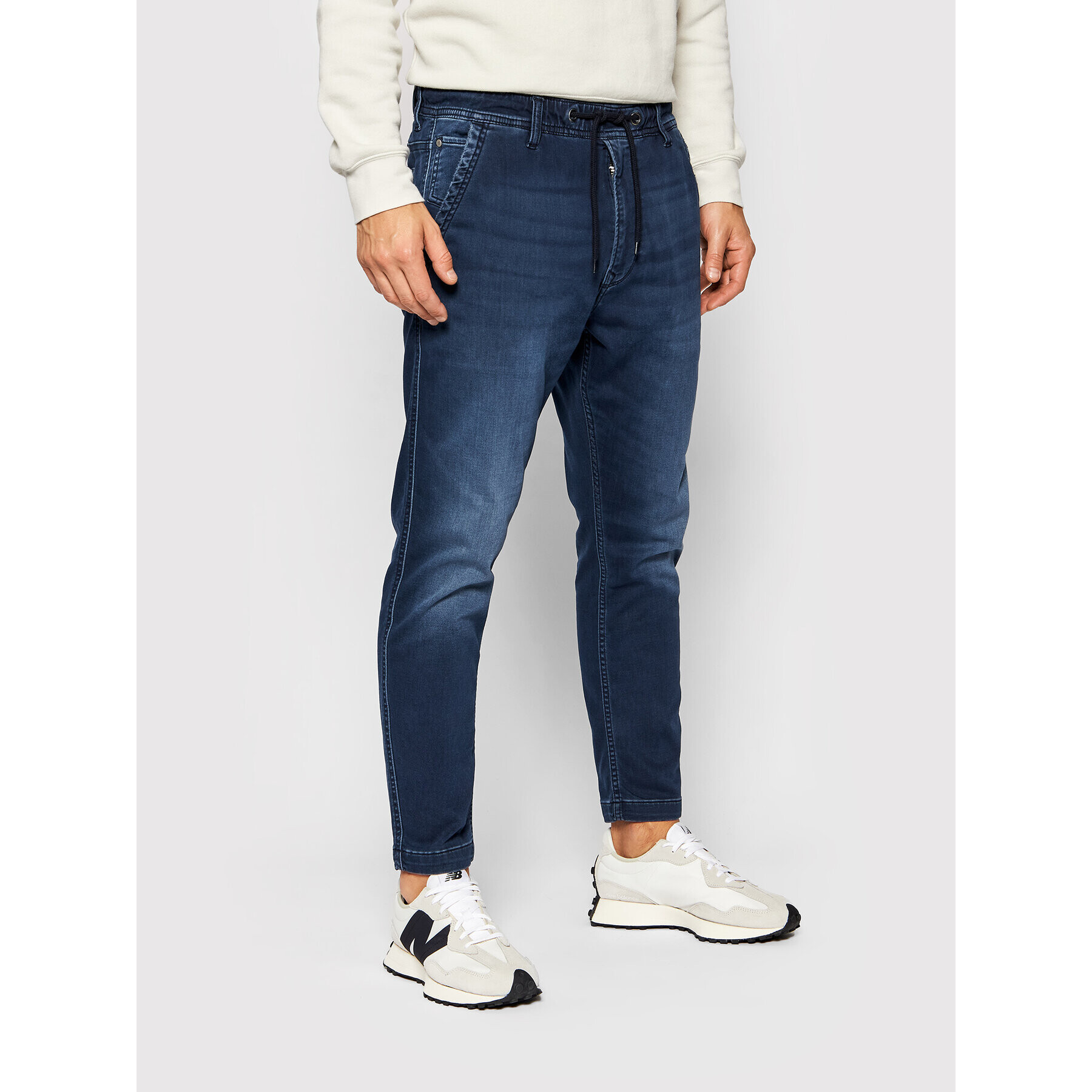 Pepe Jeans Jeansy New Johnson PM205897 Tmavomodrá Relaxed Fit - Pepit.cz