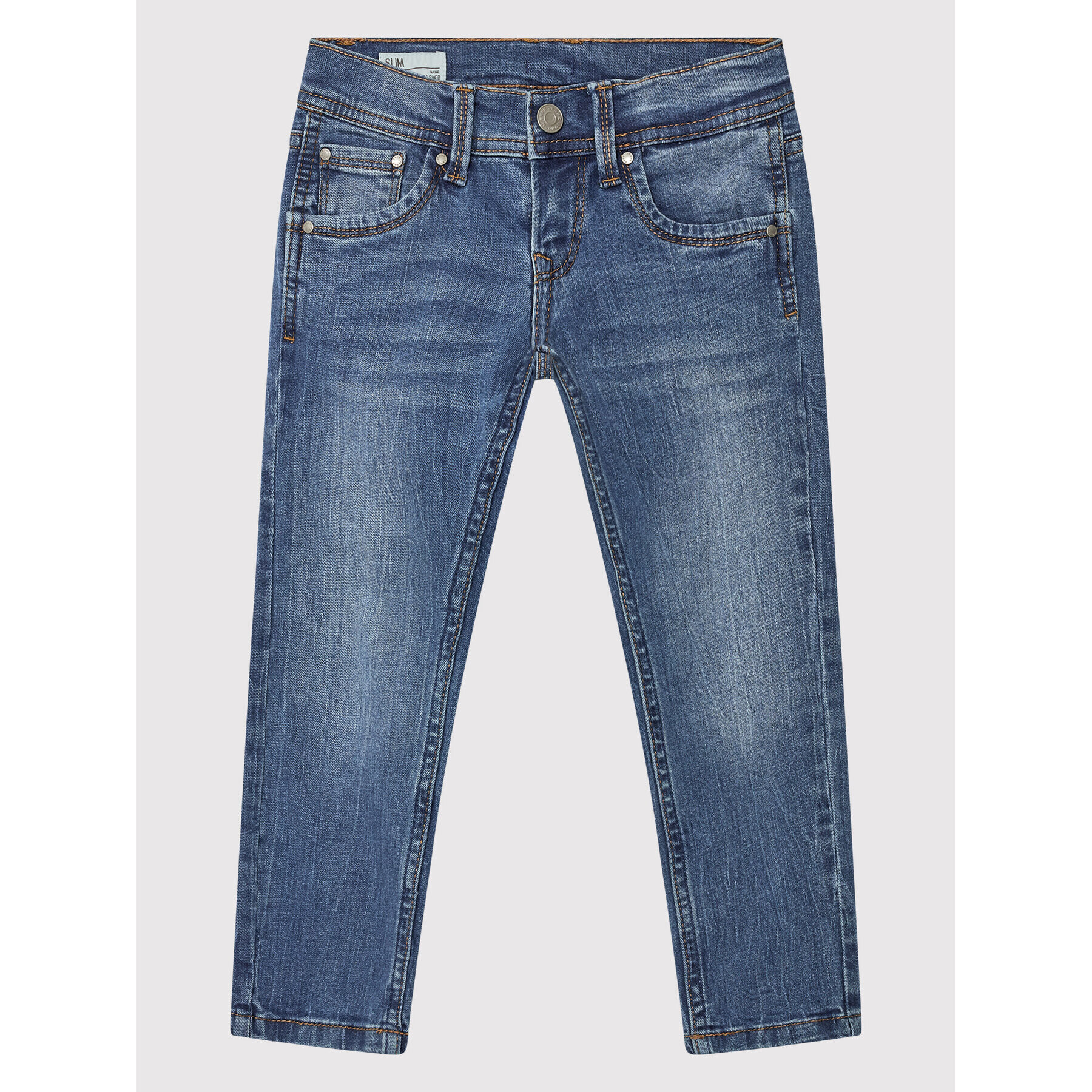 Pepe Jeans Jeansy PB201840 Tmavomodrá Slim Leg - Pepit.cz